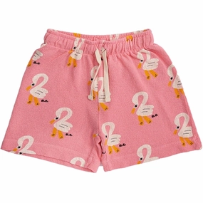 Belt loops Quick Adjust Toggles Bobo Choses Pink Pelican All Over Bermuda Shorts
