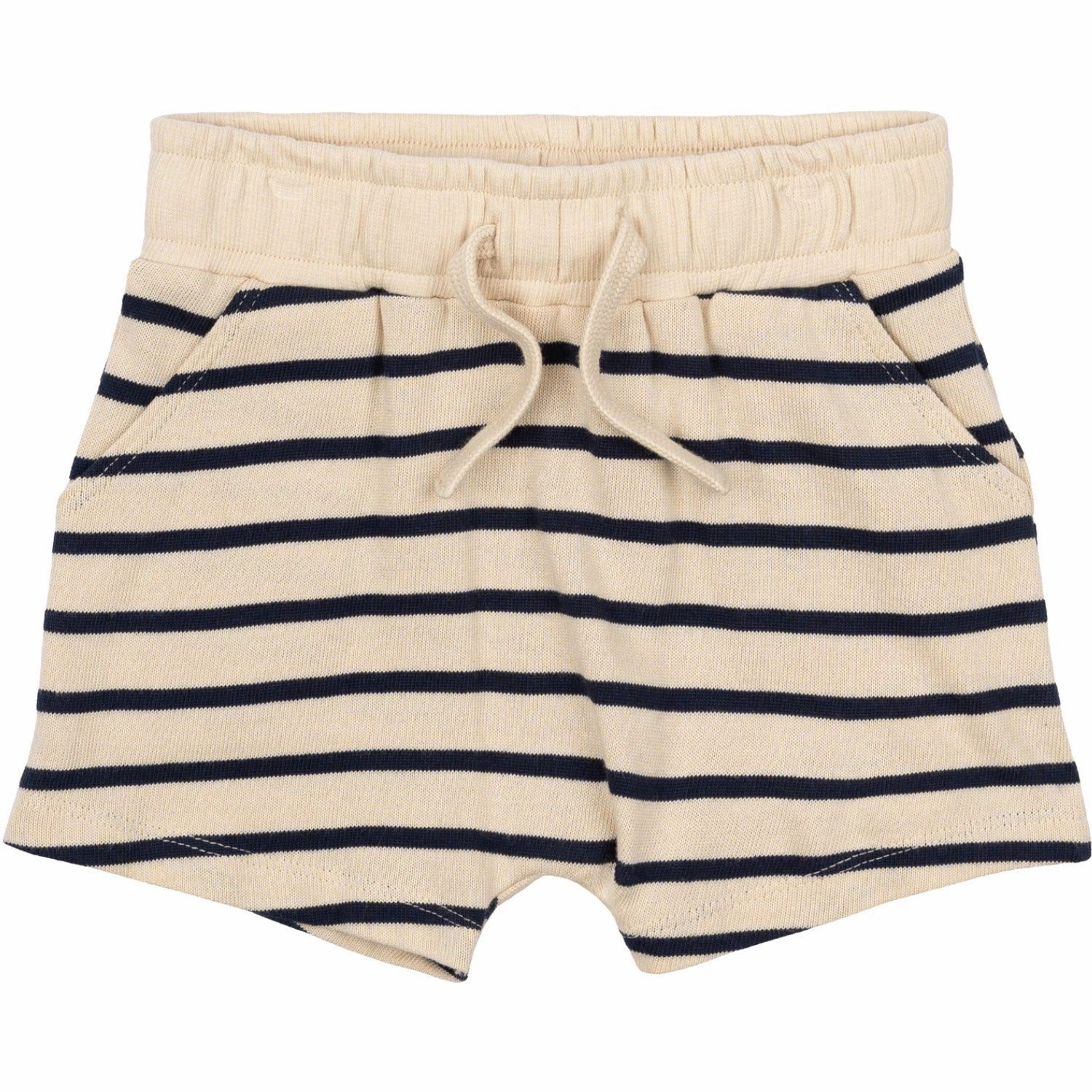 THE NEW Siblings Mood Indigo Striped Nat Uni Shorts Workout Ready Design semi - formal event