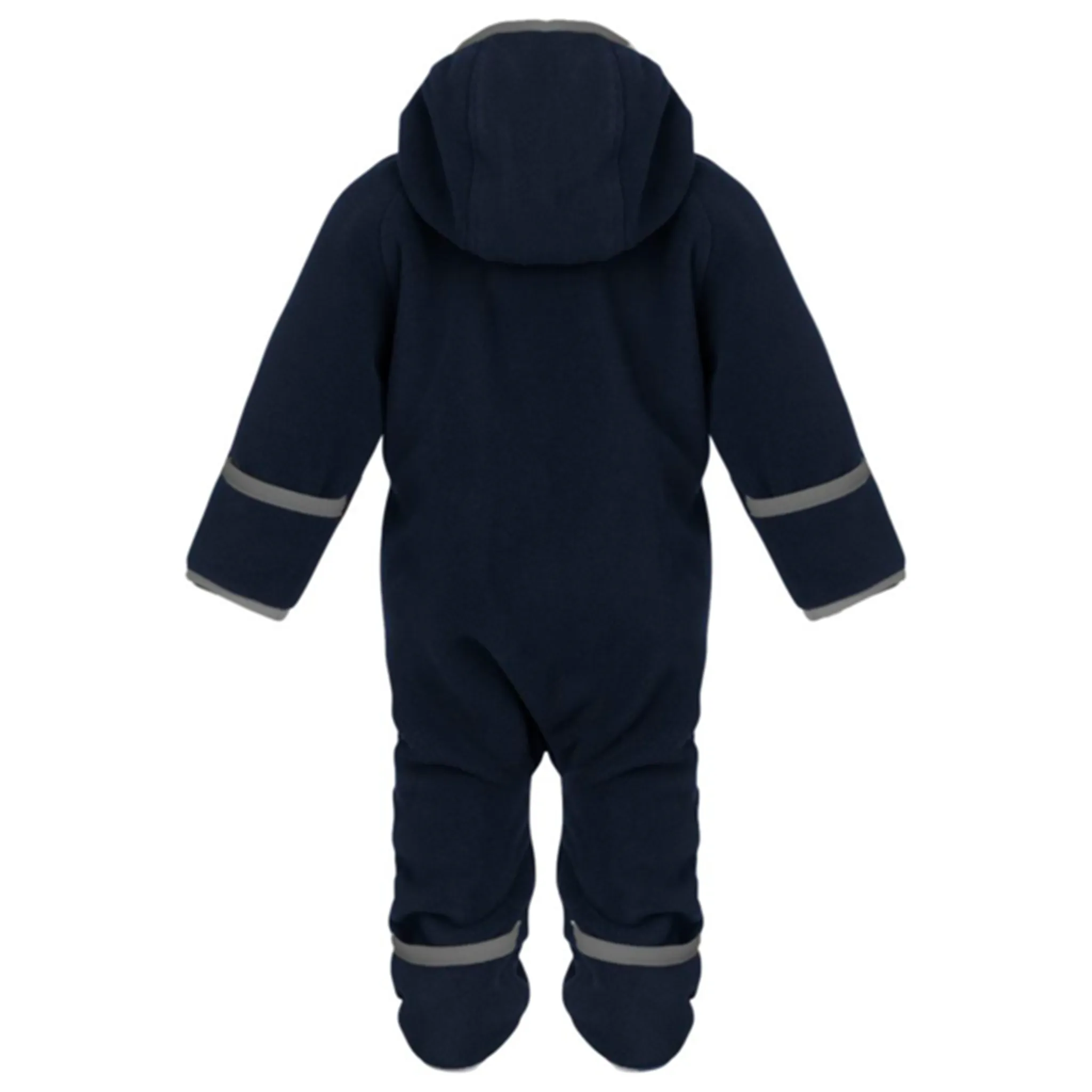 Simple Style Ver de Terre Doubleface Babysuit Fleece Navy/Mocca