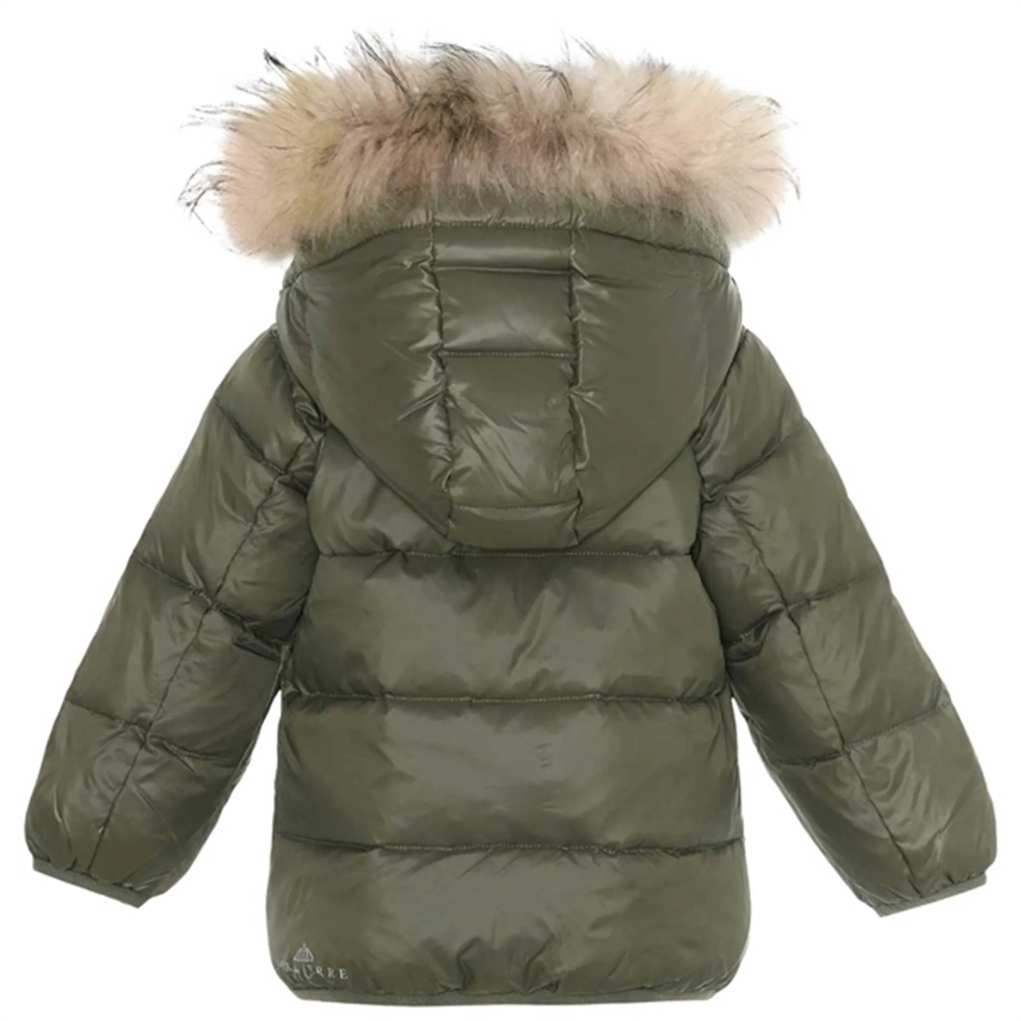 Ver de Terre Featherlight Baby Dunjakke m. Pels Dark Moss and Cozy relaxed blouse. Stylish printed top