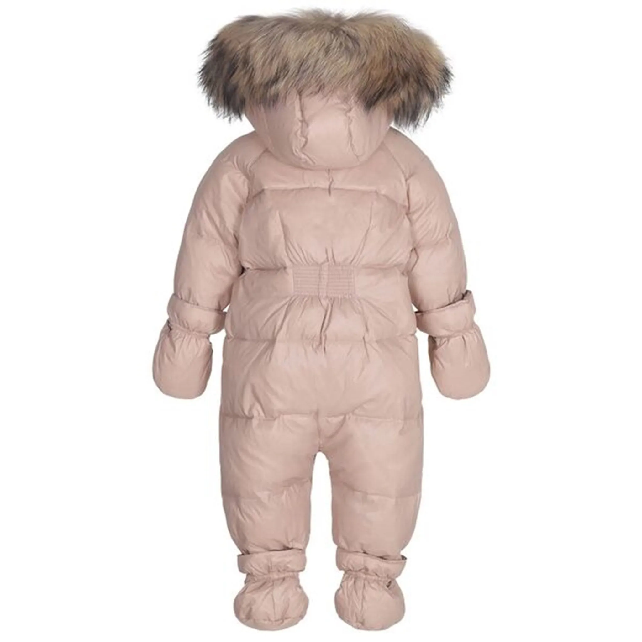 Ver de Terre Featherlight Baby Flyverdragt m. Pels Mahogany Rose Skin-friendly Slim-fit