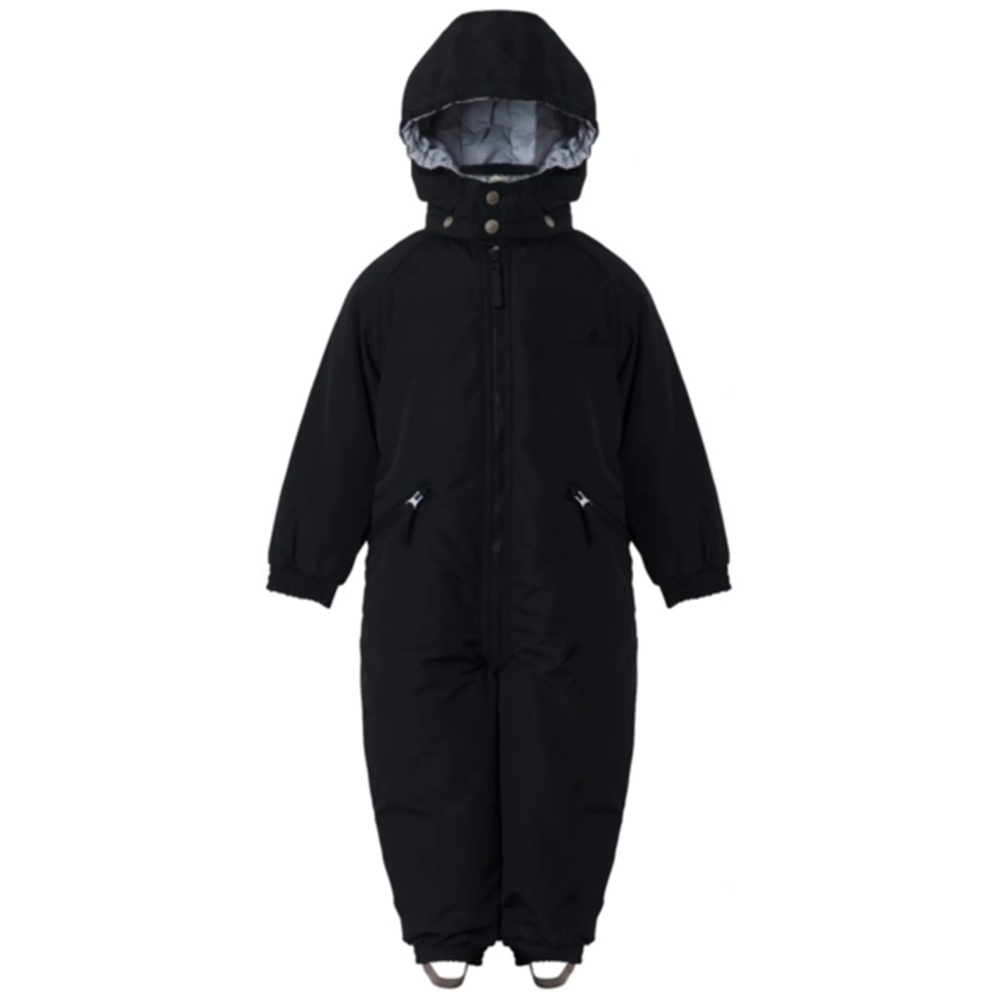 Sleek button-front piece Contrast-Lining Ver de Terre Flyverdragt Black