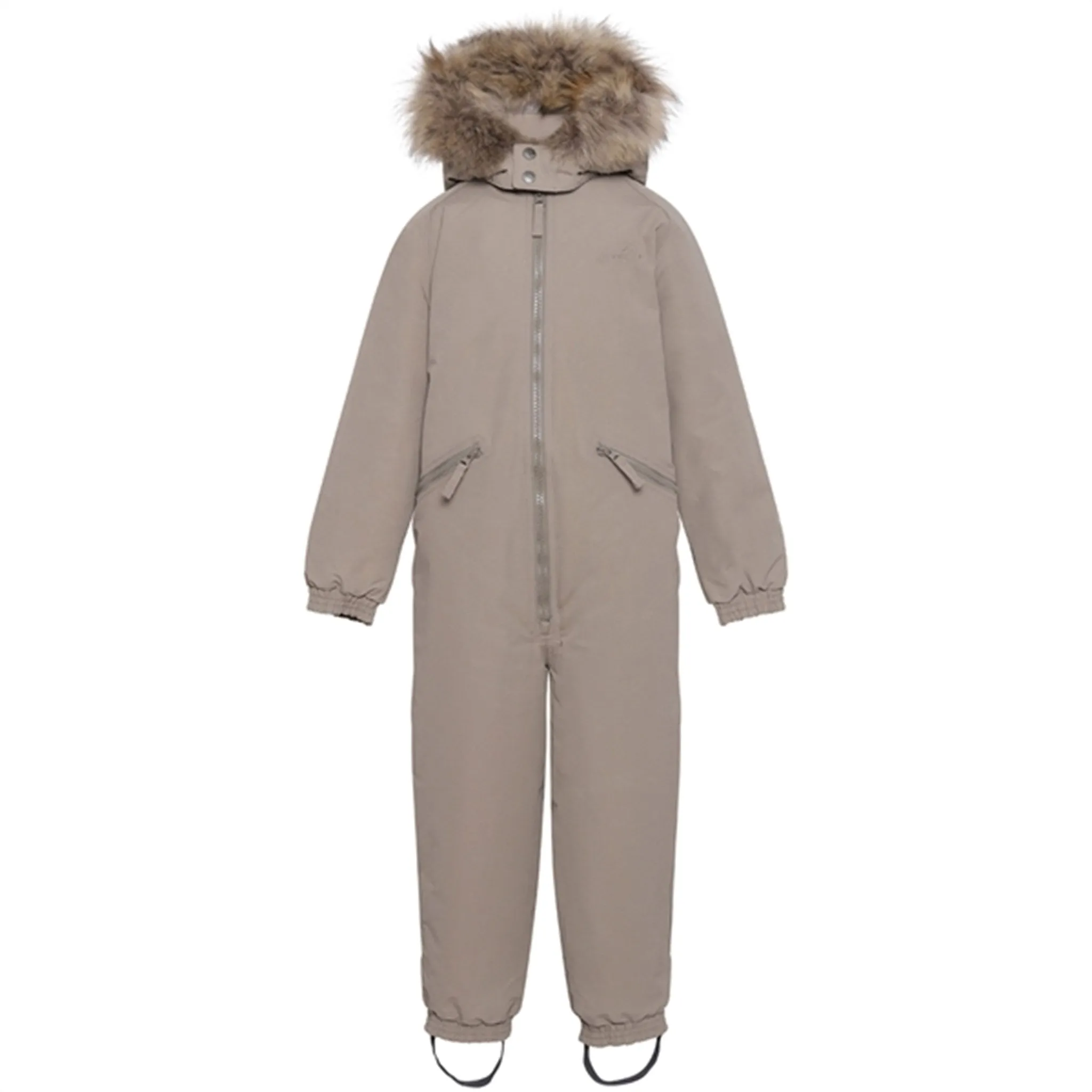 Ver de Terre Flyverdragt m. Pels Caramel Stylish casual wear Statement-Piece