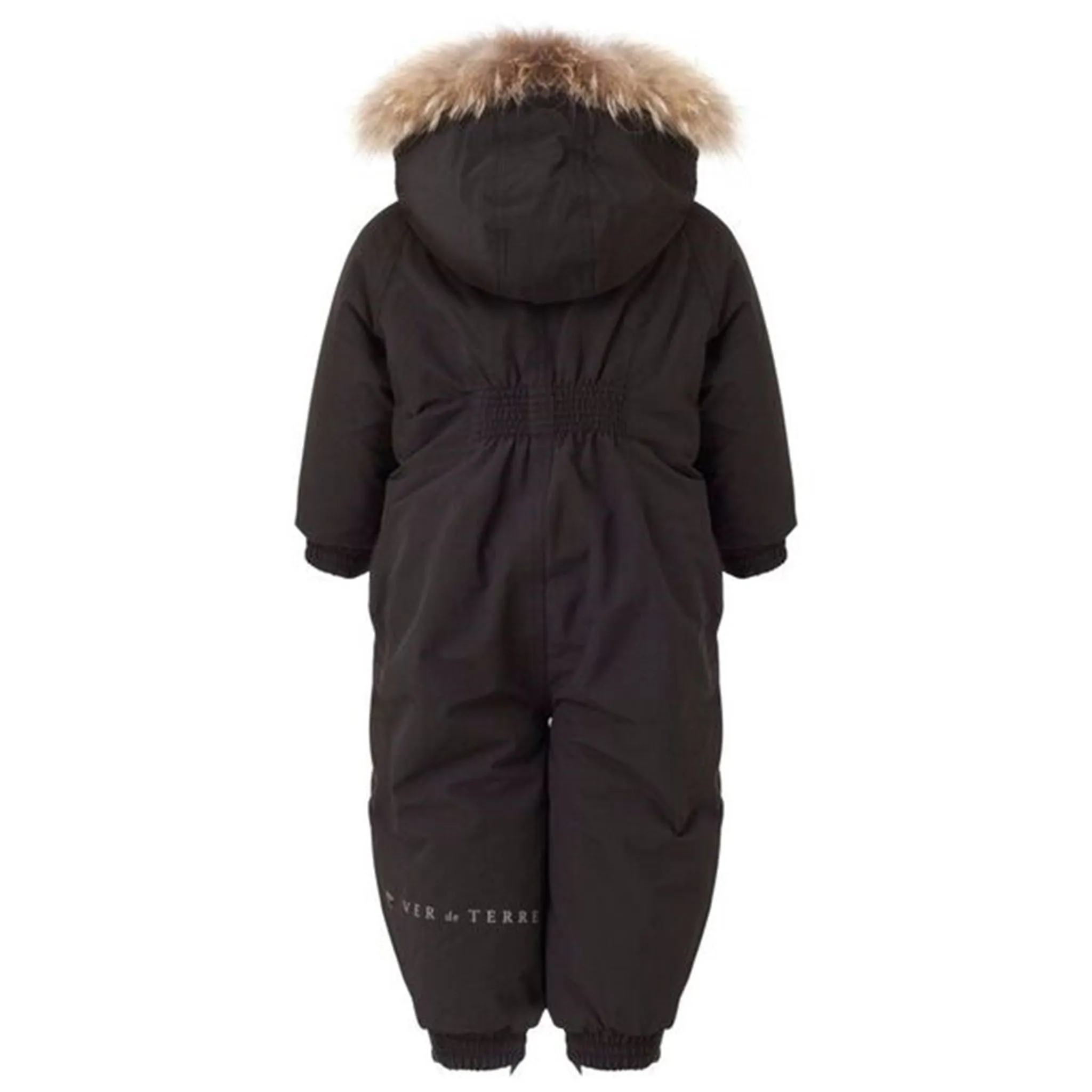 Ver de Terre Flyverdragt m. Pels Coffee Stylish casual wear Luxury-Fabric