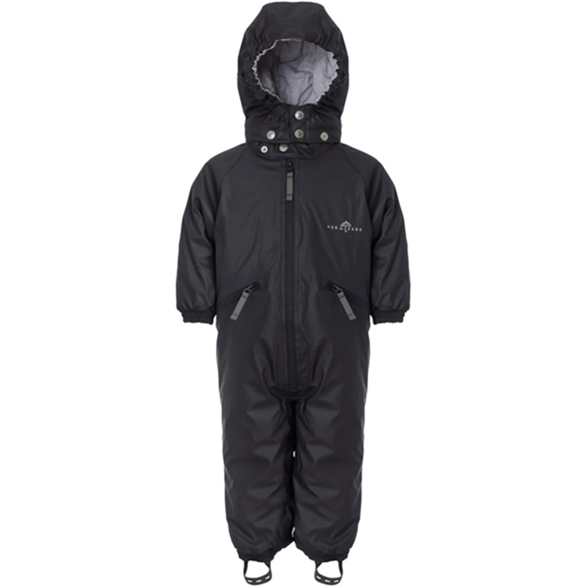 Ver de Terre Gummi Flyverdragt Anthracite Adjustable-Length Silk-Blend