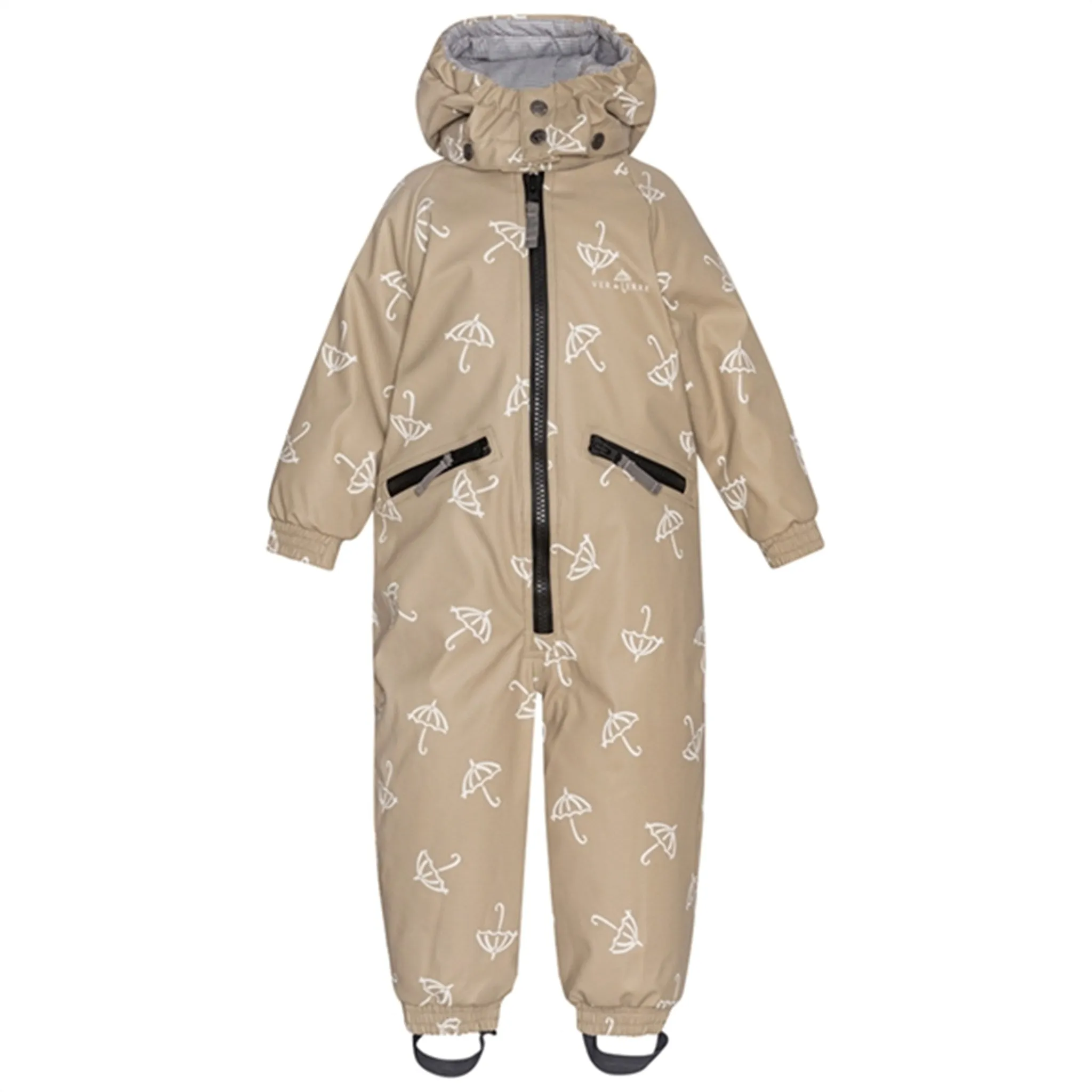 Practical work wear Ver de Terre Rubber Winter Suit Cloud Cream Print
