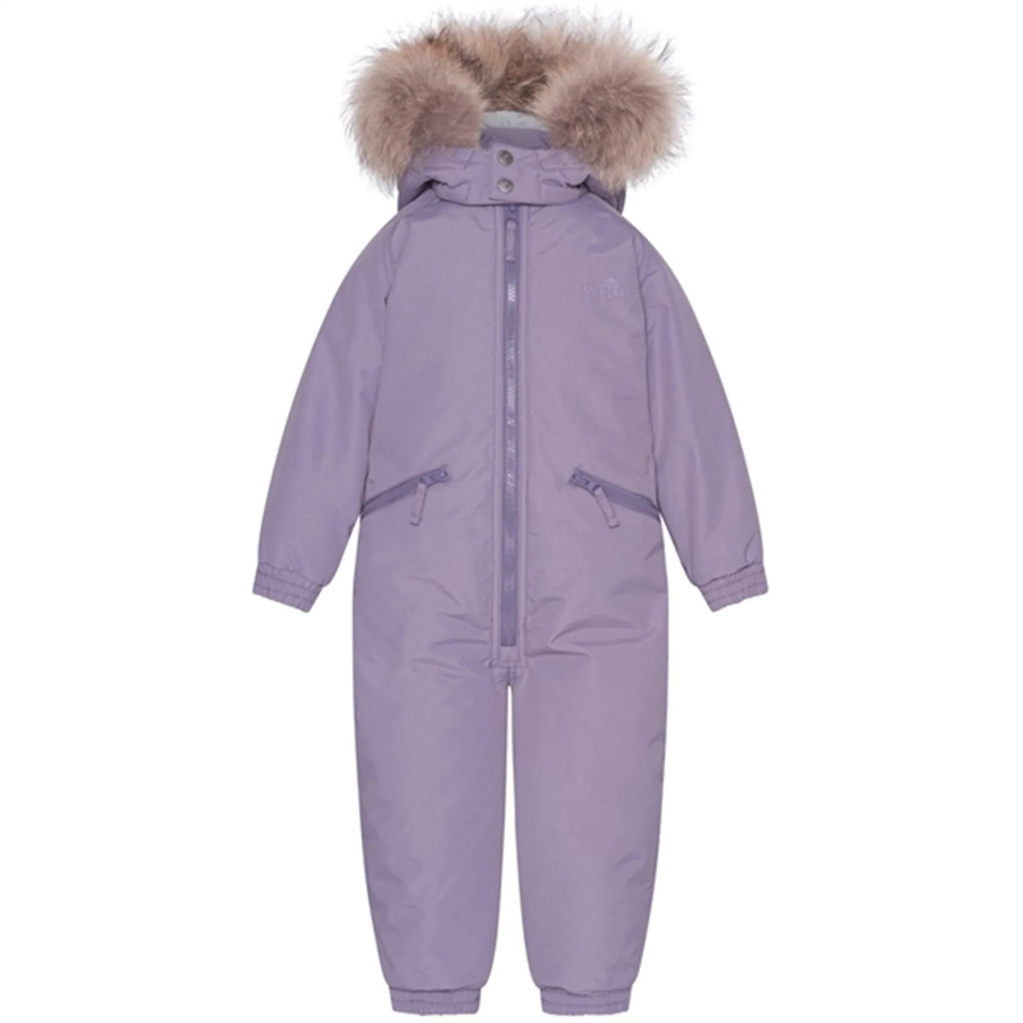 Ver de Terre Winthersuit w. Fur Dewberry Straight-Hem