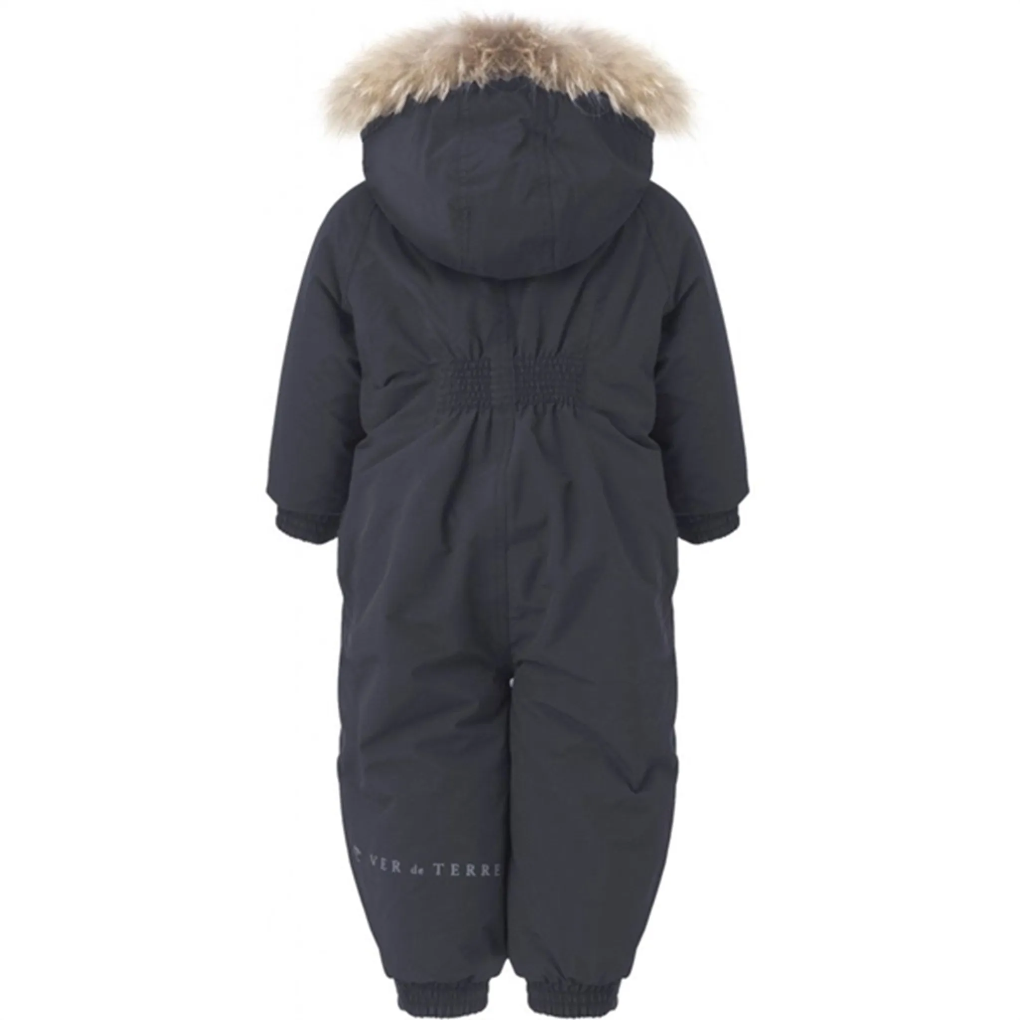 Ver de Terre Winthersuit w. Fur Navy Subtle-Print