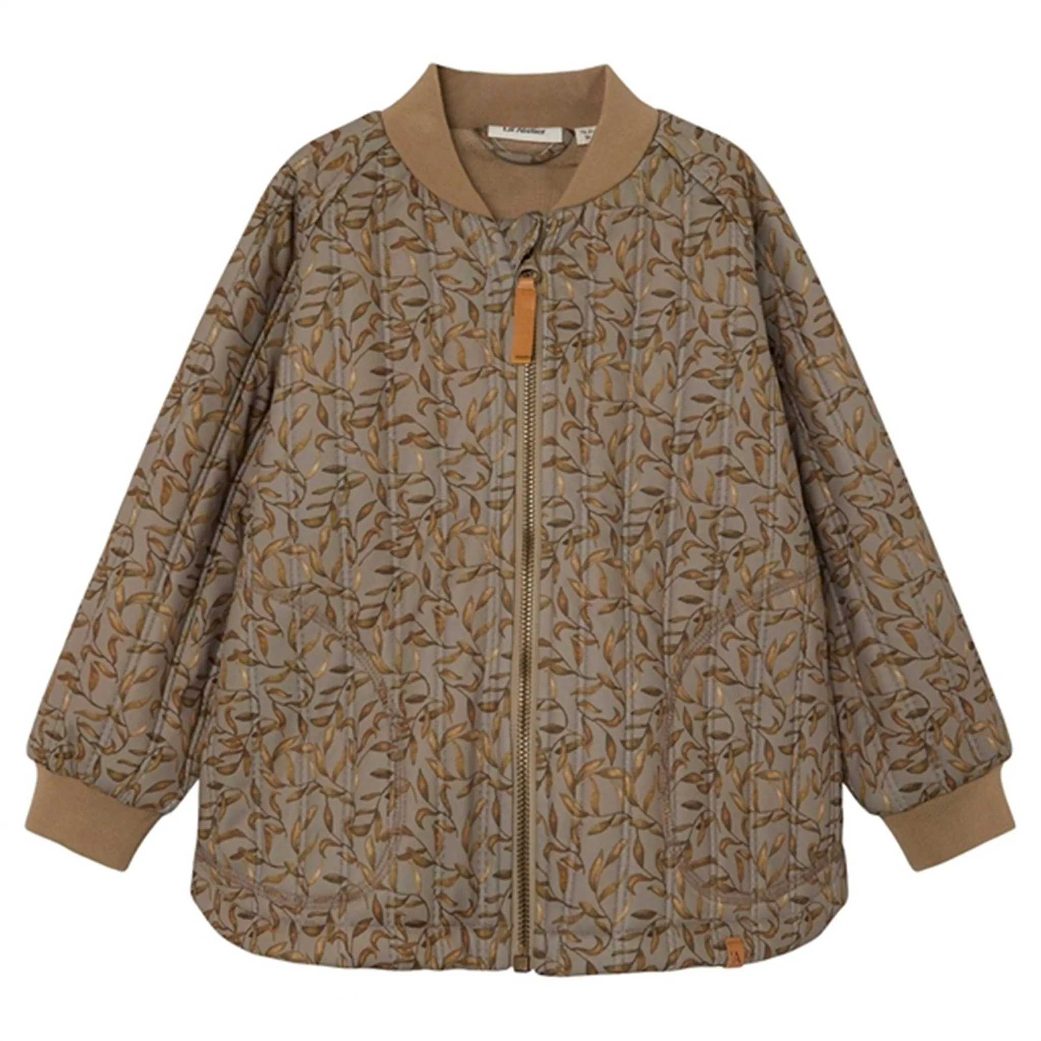 Care-Instructions-Included Water-Repellent-Finish Lil'Atelier Chinchilla Lajuno Quilted Jacket AOP