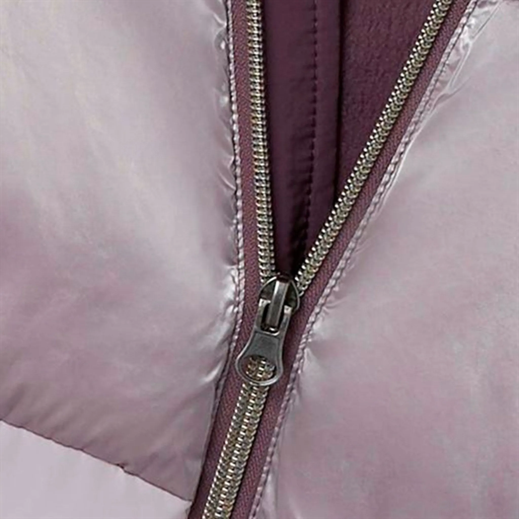 Name it Arctic Dusk Mille Puffer Jacket Block Foil Noos Crystal-Detail Relaxed tunic-style shirt