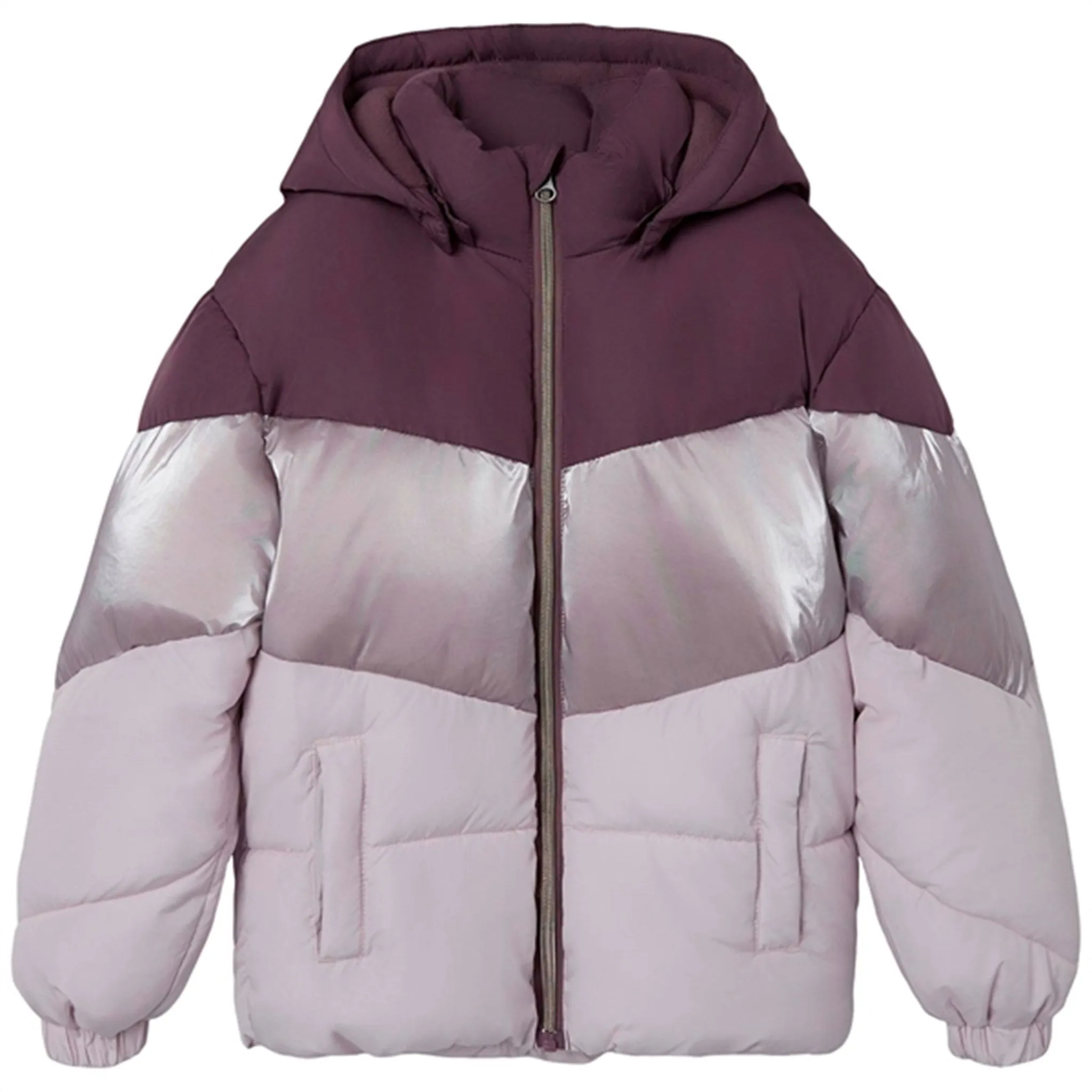 Name it Arctic Dusk Mille Puffer Jacket Block Foil Noos Timeless casual top