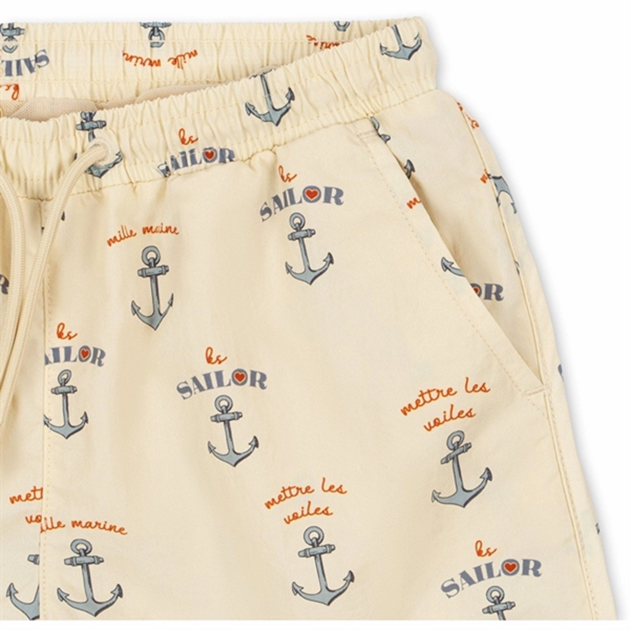 Konges Sl?jd Asnou Swim Shorts Ancre Compression Lock Hem