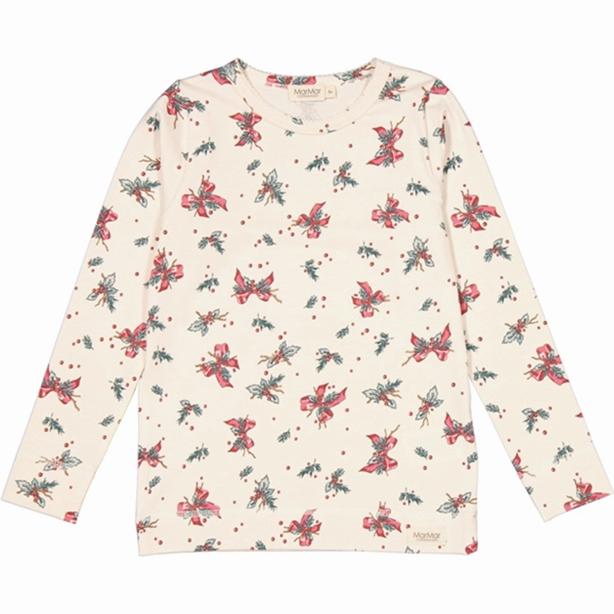 Non Restrictive Design Nap Mode MarMar Bows Of Holly Sleepwear Set