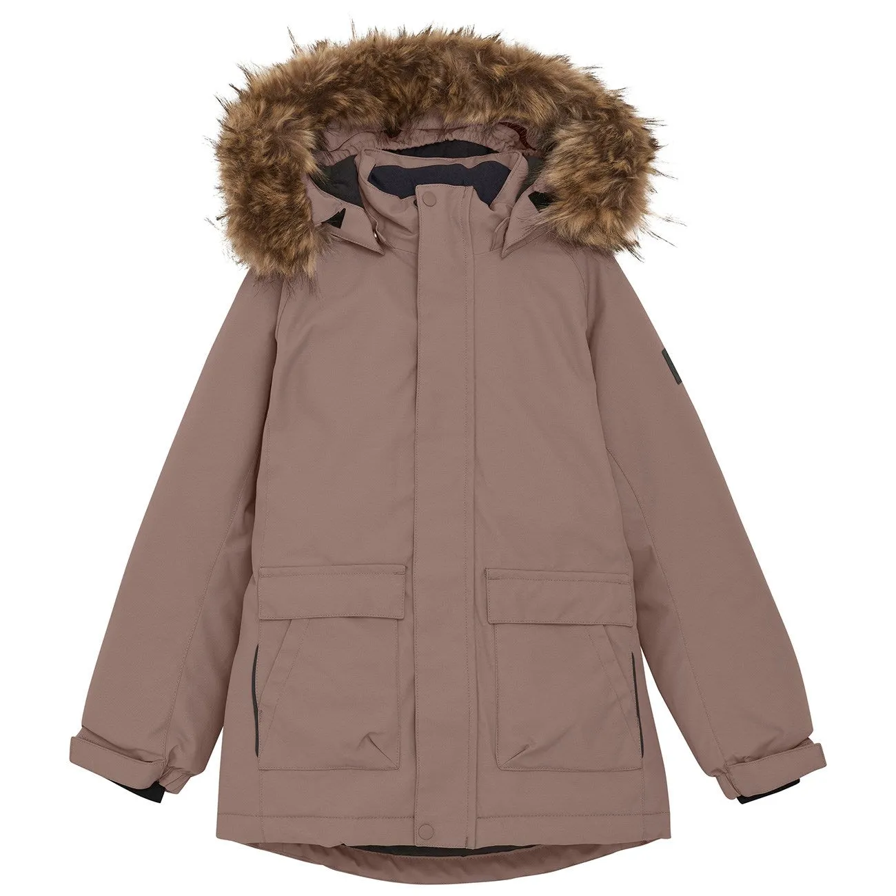 Commuter Fit Color Kids Antler Parka w. Fake Fur