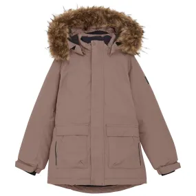 Commuter Fit Color Kids Antler Parka w. Fake Fur