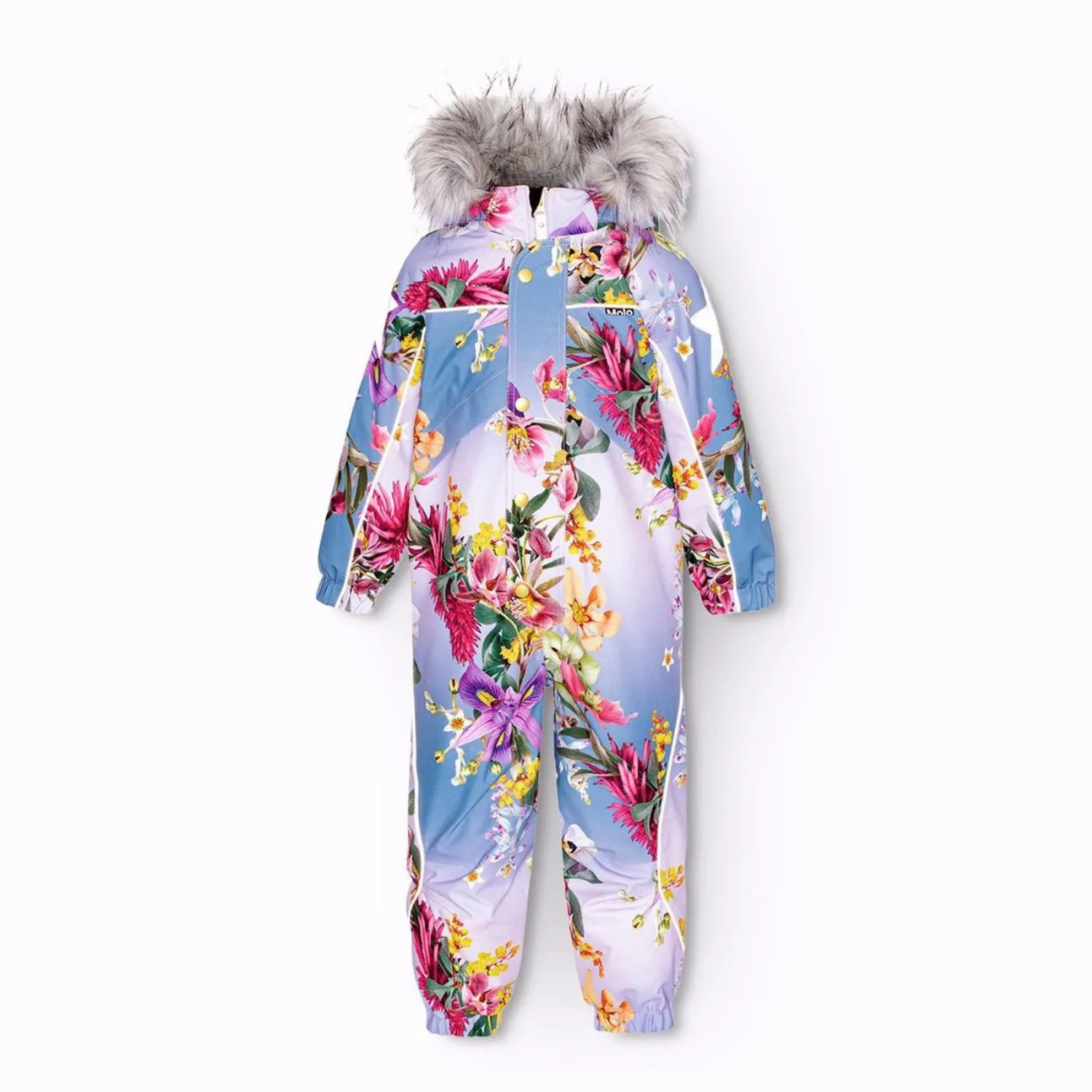 Molo Gradient Bloom Polaris Fur Snowsuit Casual outdoor shirt Velvet-Sleeve