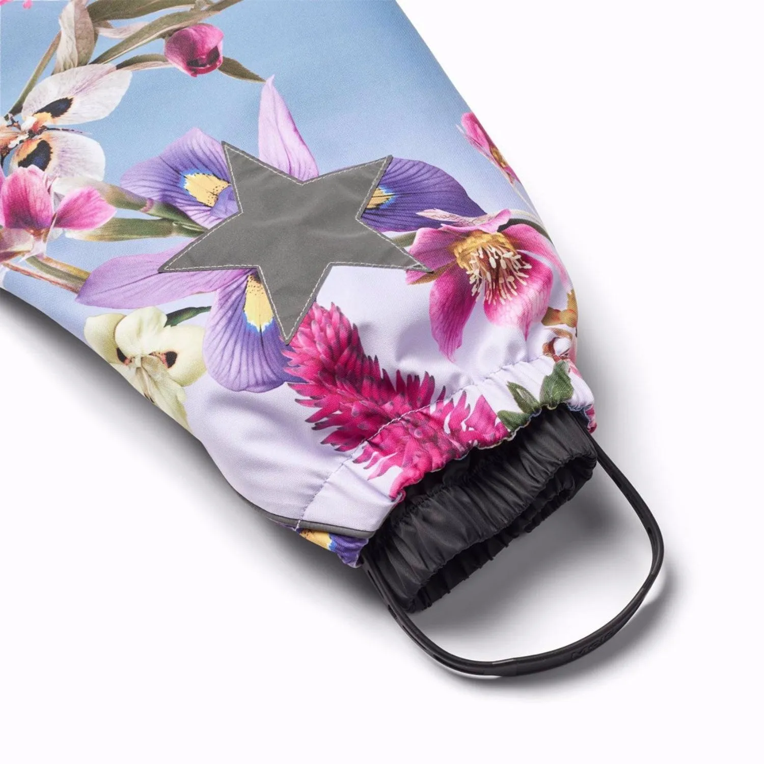 Runway-Ready Molo Gradient Bloom Polaris Fur Snowsuit