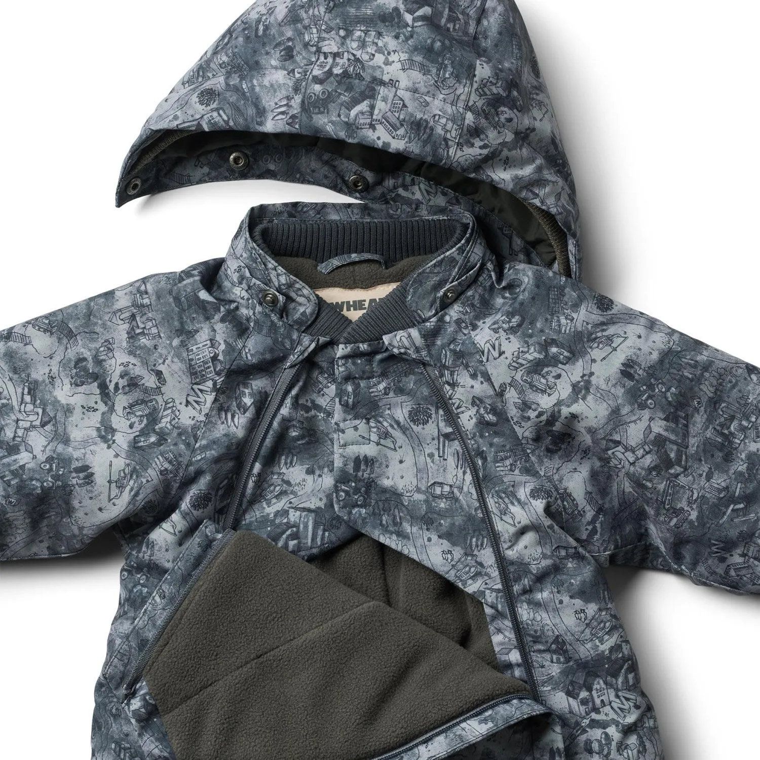 Wheat Landscape Snowsuit Adi Tech retro-style