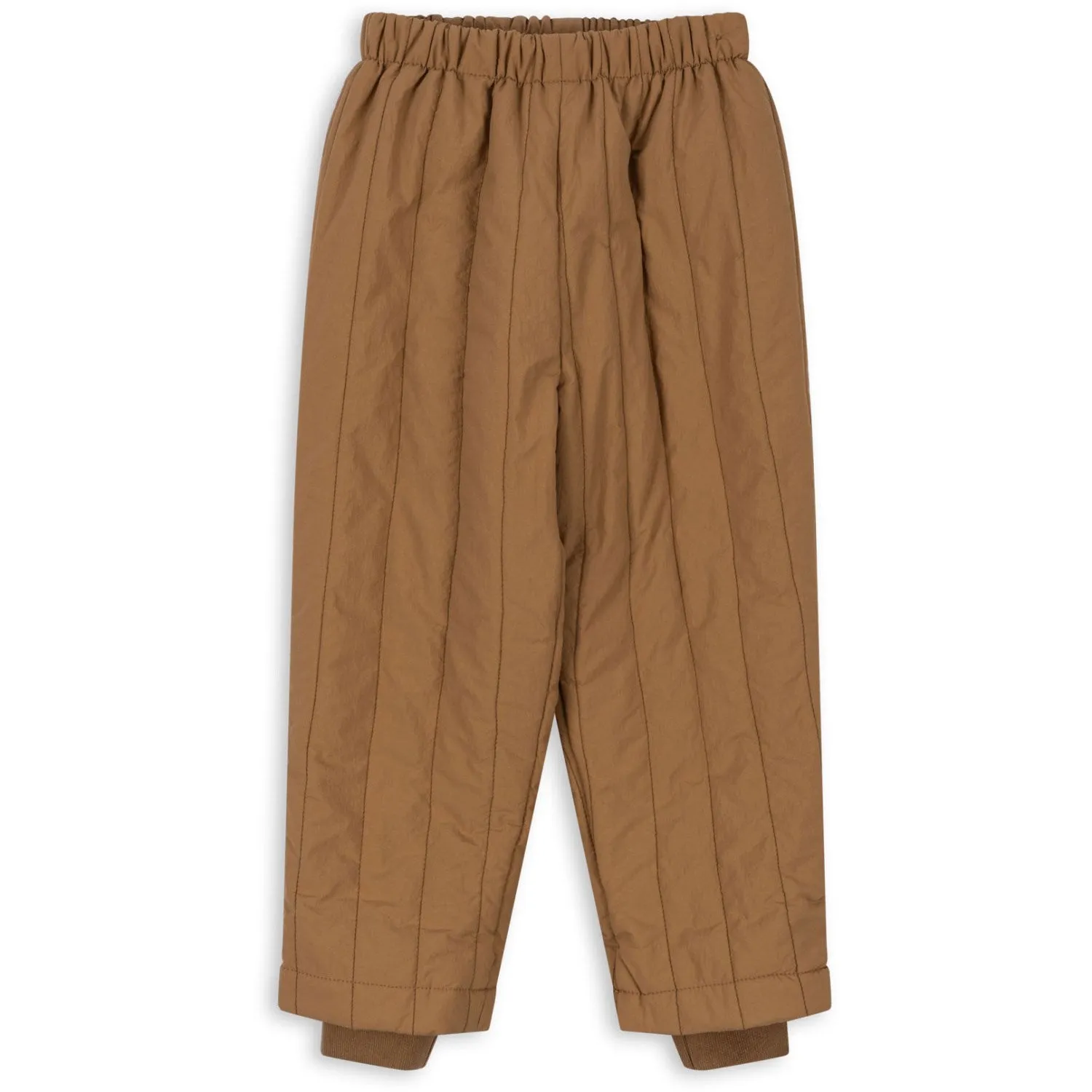 Konges Sl?jd Tobacco Brown Juno Pants Wool-Blend Printed-Fabric