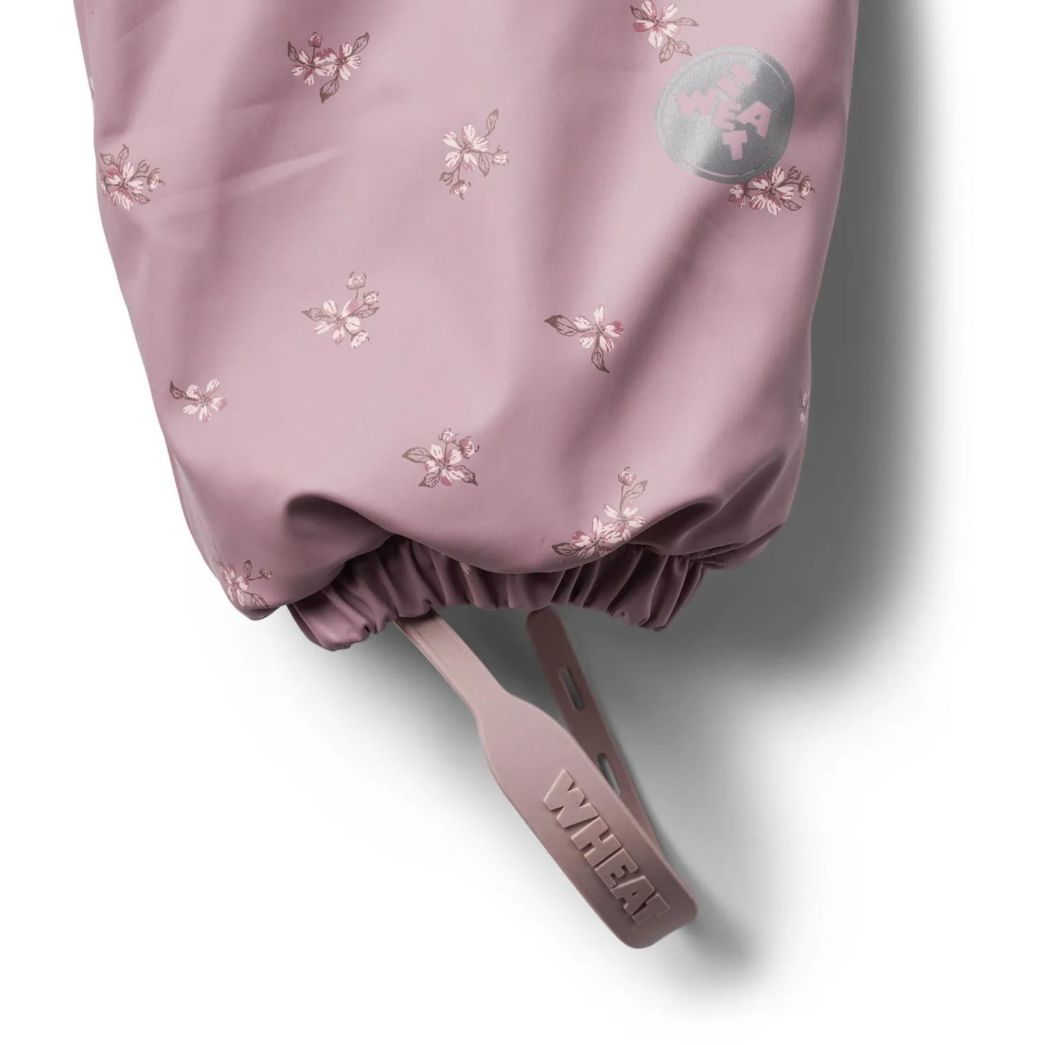 Asymmetric-Hem Wheat Soft Lilac Flowers Wintersuit Evig