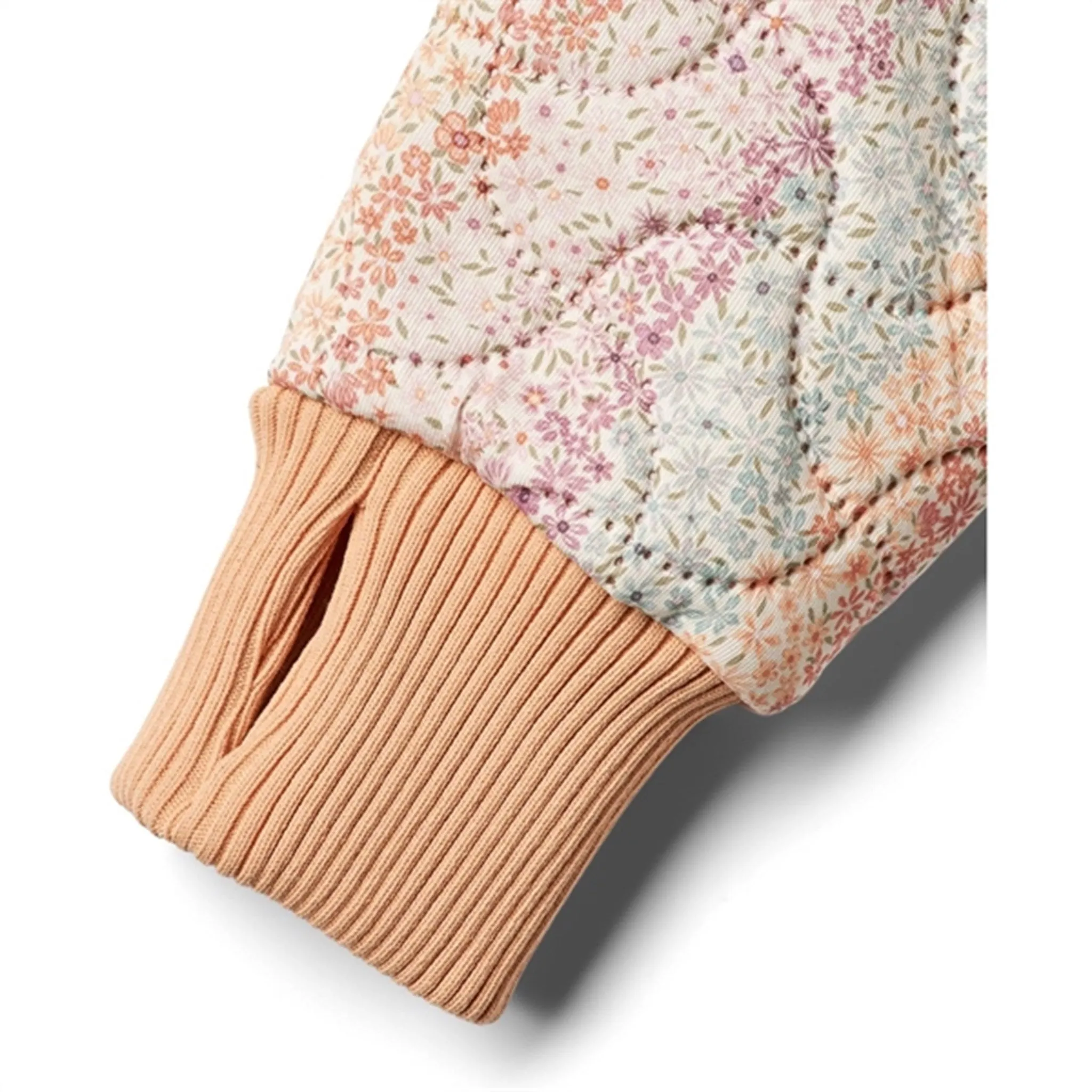 Wheat Thermo Rainbow Flowers Jacket Loui Fair-Trade