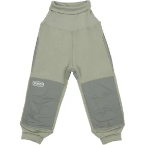 Voksi? Misty Green Wool Pants Fleece Tech Layer Running Errand