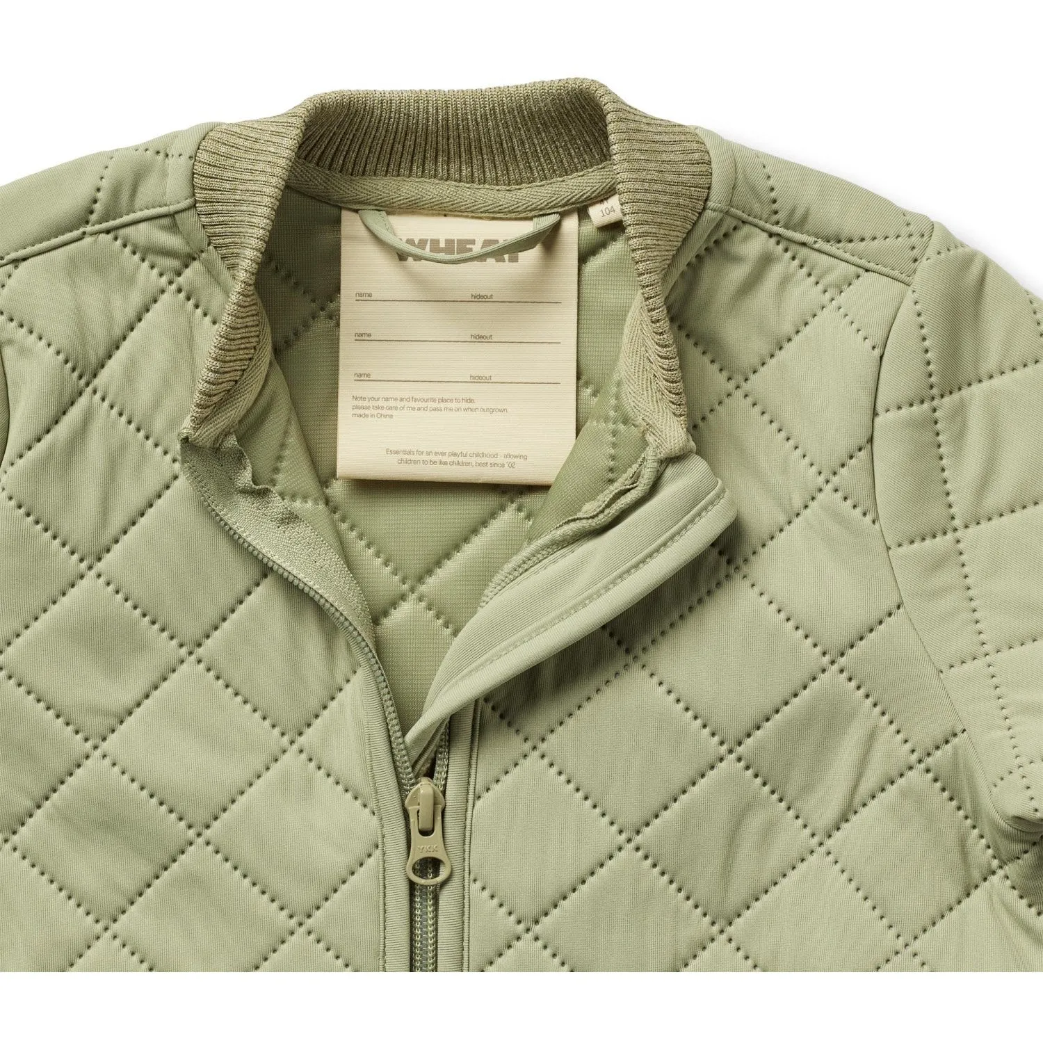 Elegant semi-formal top Wheat Green Tea Thermo Jacket Loui