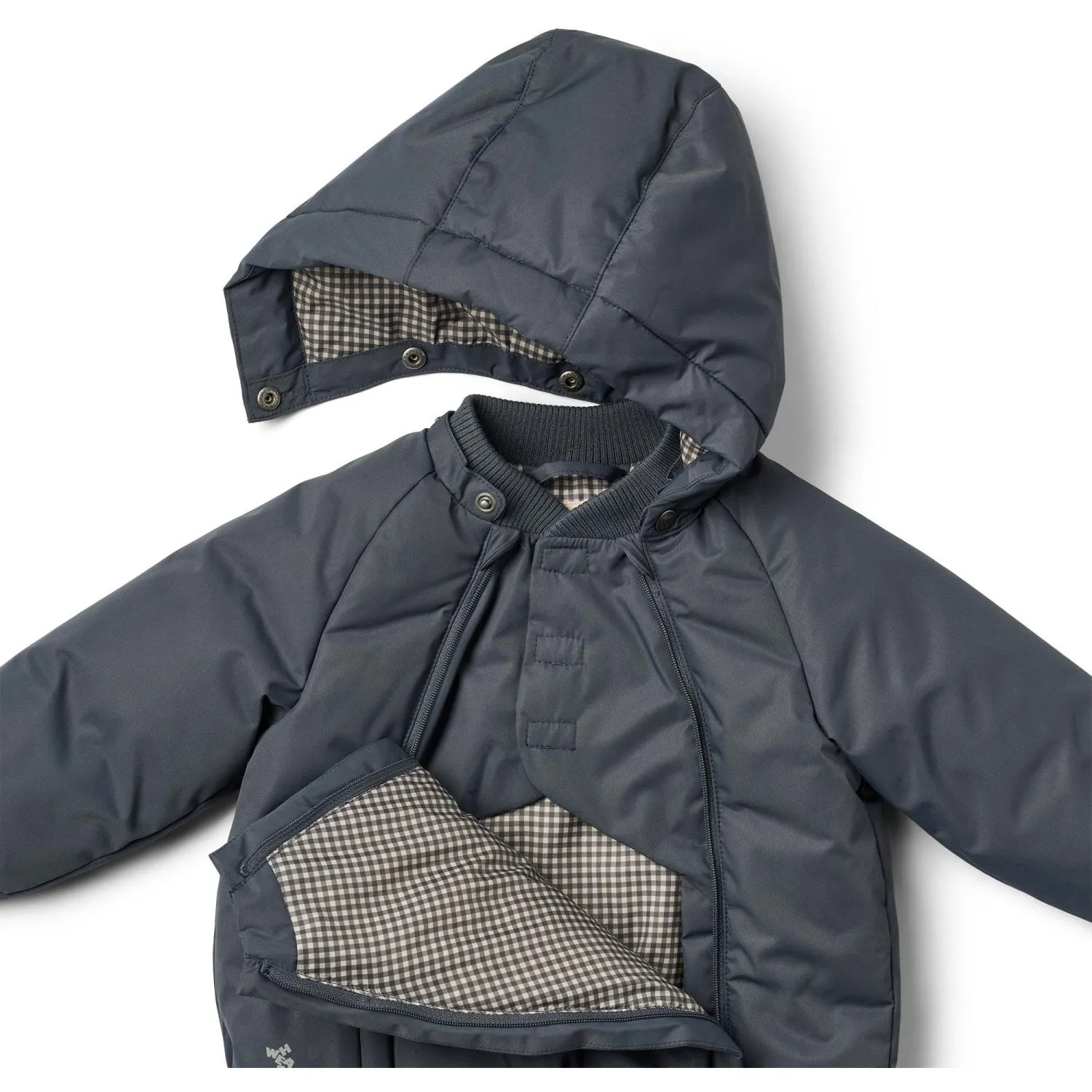 Heritage-Brand Silky-Feel Wheat Ink Puffer Jacket Morgen