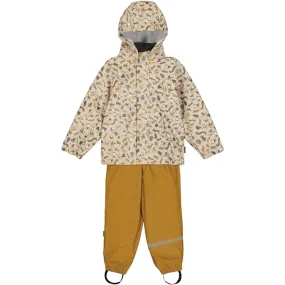 Mikk-Line Rainwear Set Brown Sugar Storm Gear camping outfit