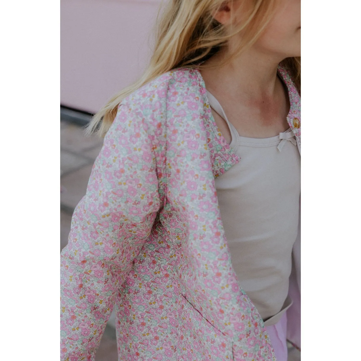 Outdoor Protection Windproof Barrier Design Lalaby Frey Jacket - Pink Betsy