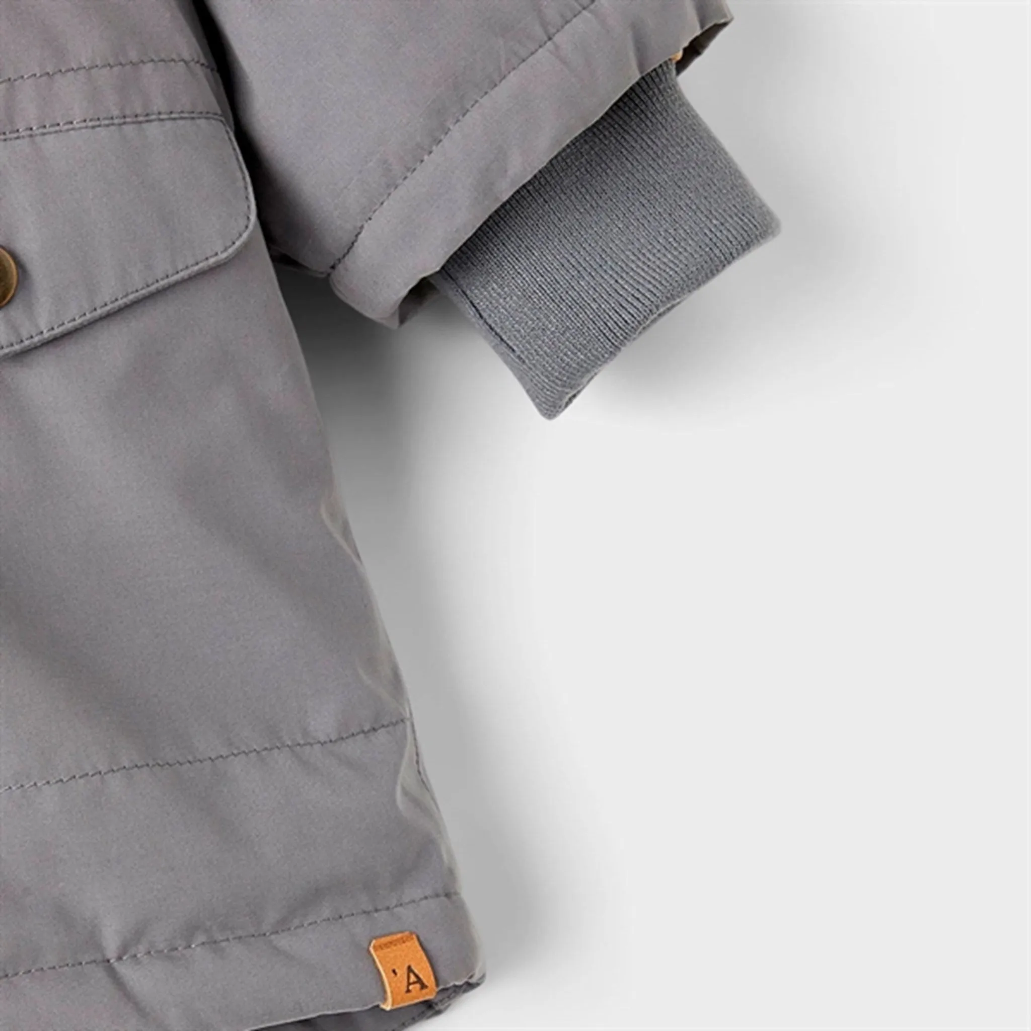 Lil'Atelier Quiet Shade Golan Padded Jacket Climb campfire