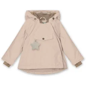 MINI A TURE Wang Fleece Winter Jacket Rose Dust shopping spree Reinforced Elbow Patches
