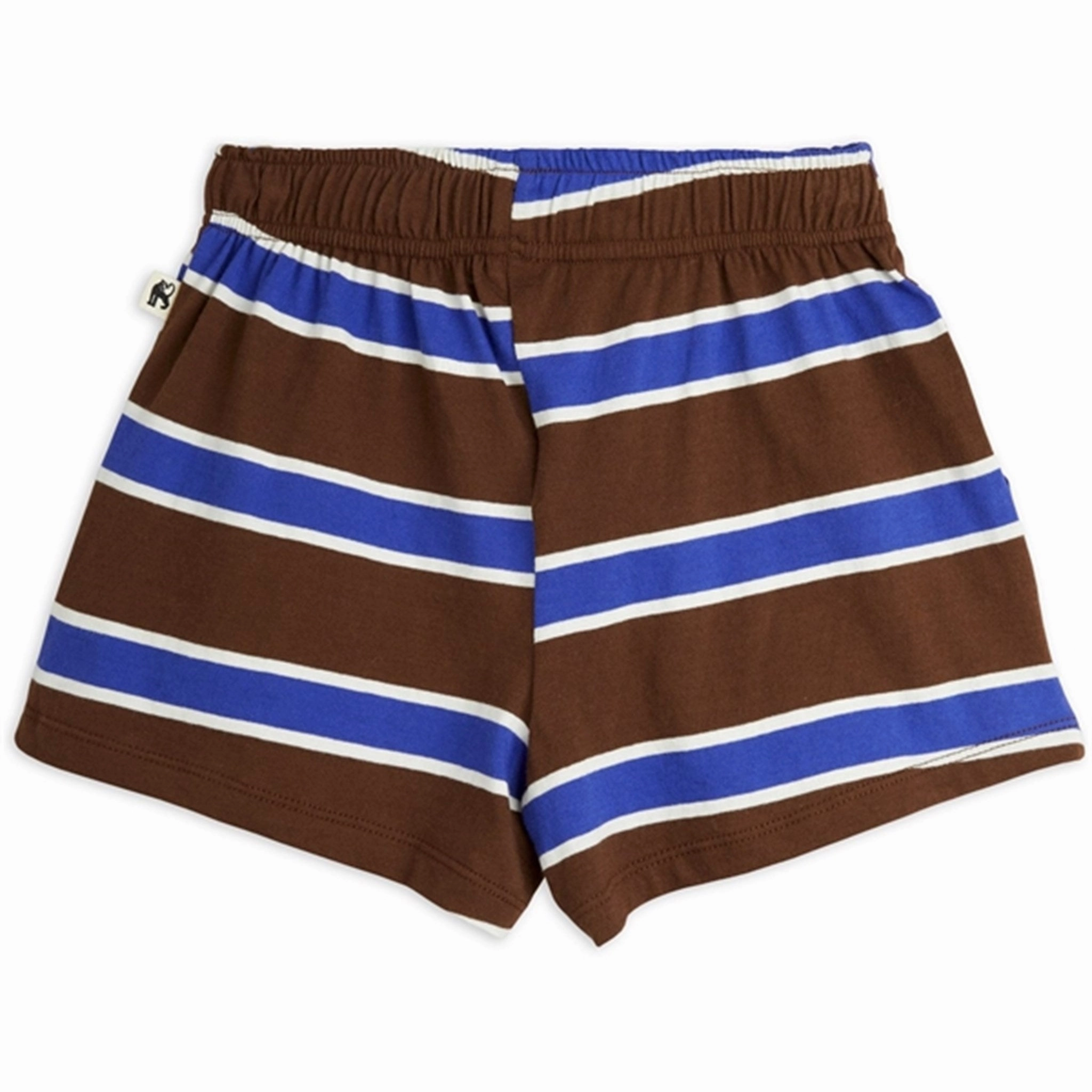 Easy Adjust Drawcord Mini Rodini Brown Stripe Aop Shorts