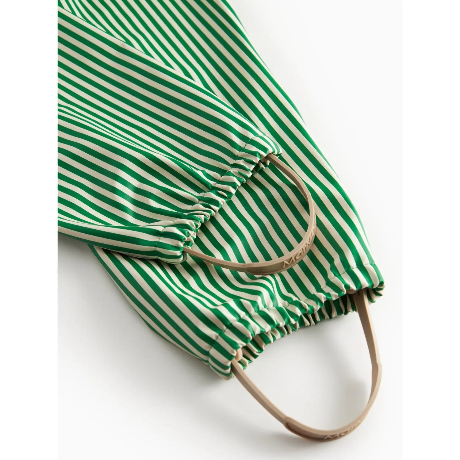MarMar Rainwear Green Stripes Olaf Pants Outerwear Foldable Layer