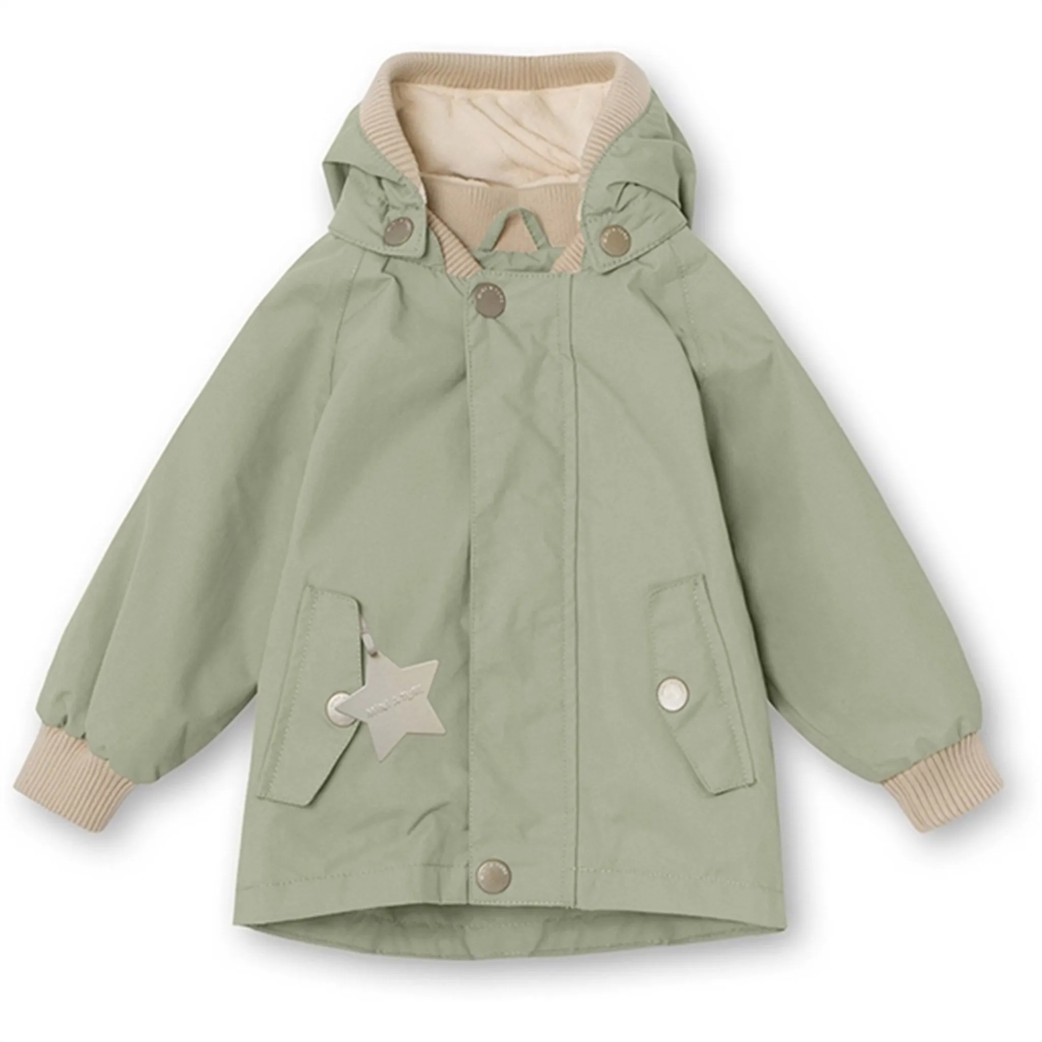 suitable for offline stores MINI A TURE Wally Spring Jacket w/Fleece Lining Desert Sage