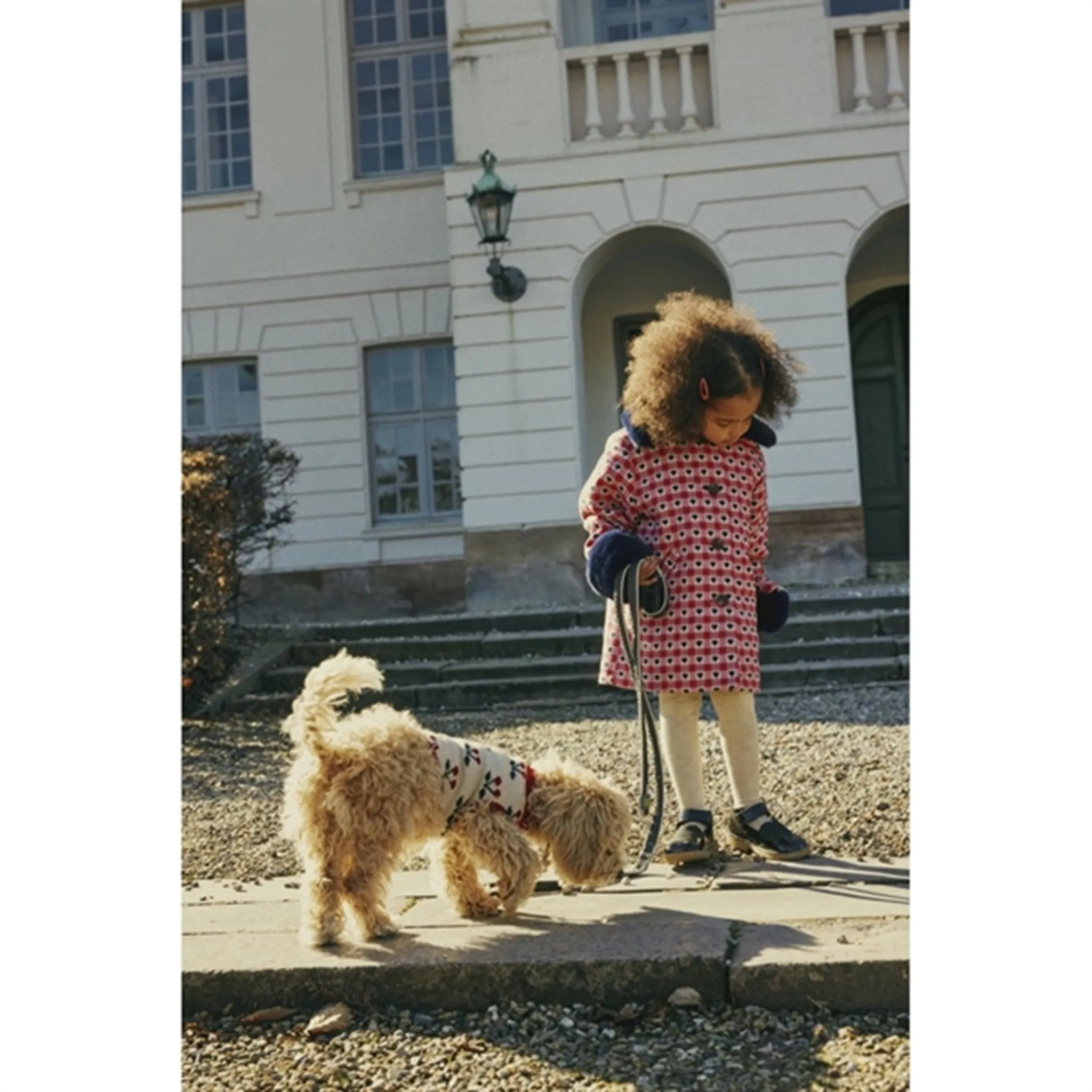 Konges Sl?jd Nela Coat Red Dahlia Check Bond