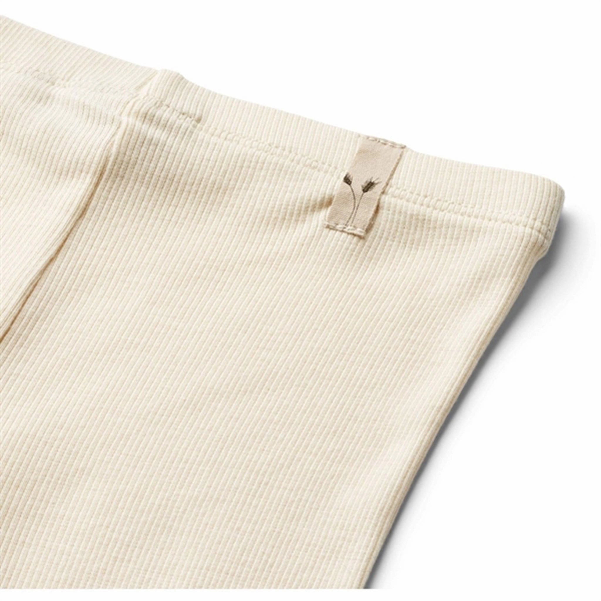 Wheat Cream Rib Shorts Sine Versatile Wear Clean Feel