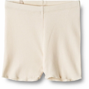 Wheat Cream Rib Shorts Sine Cotton shorts MoistureWickingLining