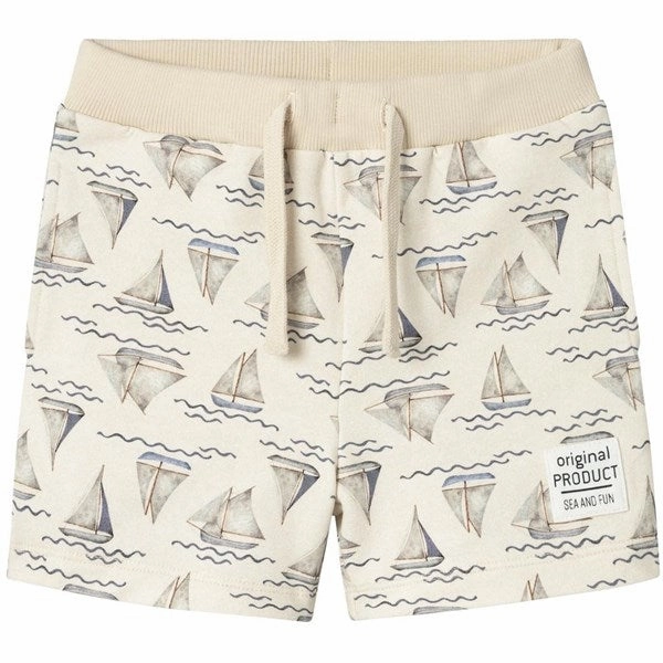 waterproof City Look Name it Peyote Melange Falk Sweat Shorts