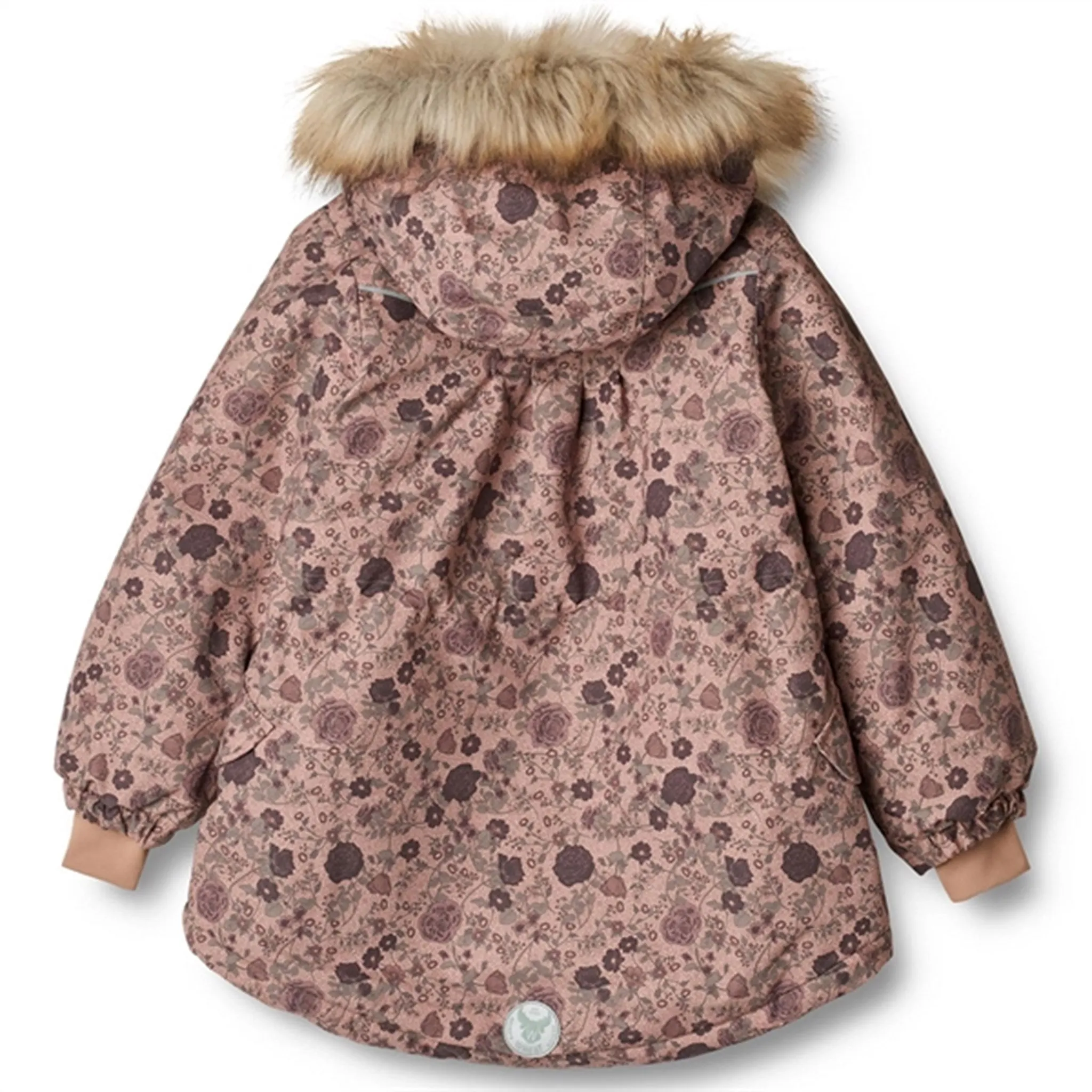 Wheat Jacket Mathilde Tech Rose Dawn Flowers Non Bulky Design Zip-up