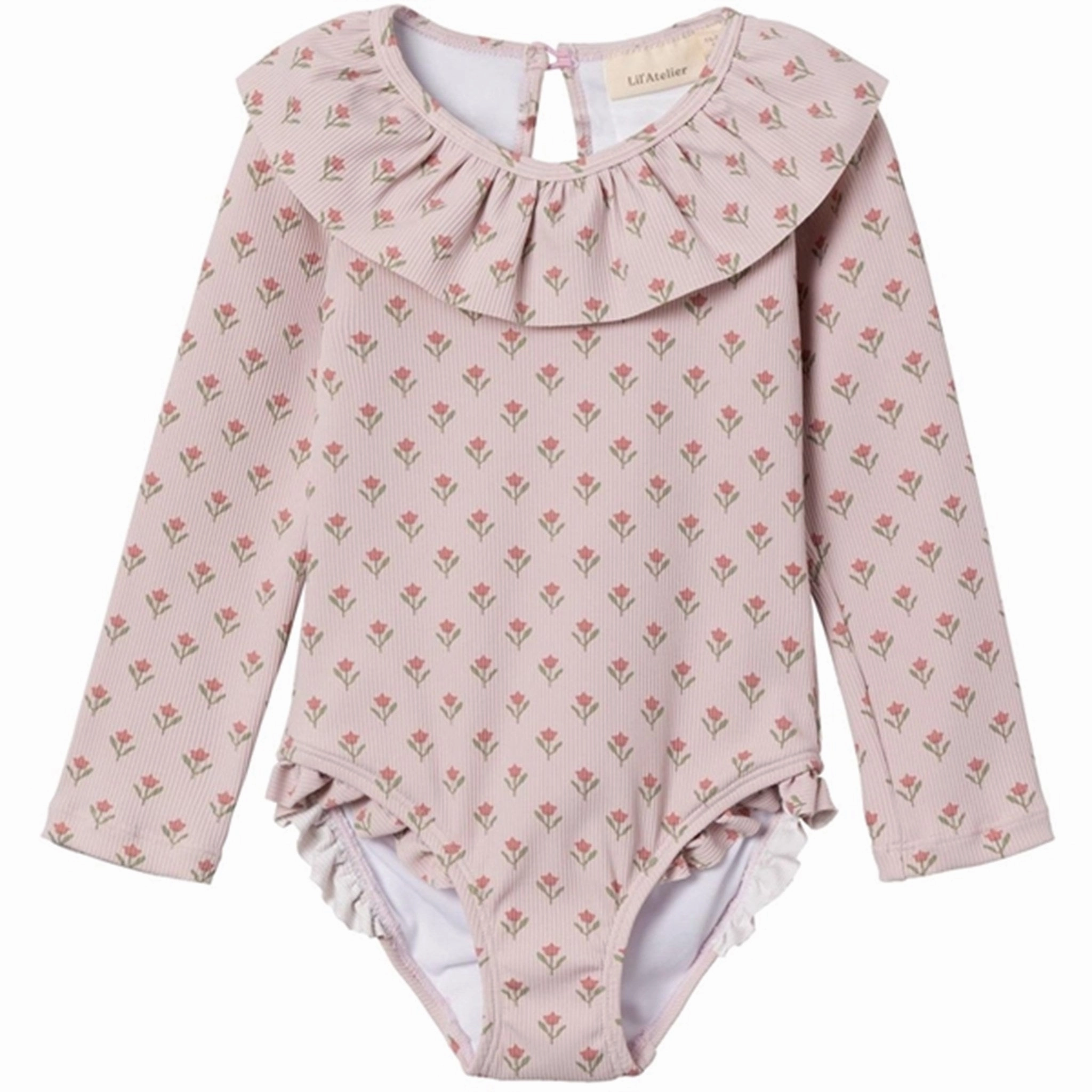 Lil'Atelier Violet Ice Farley Swimsuit Reinforced Stitching