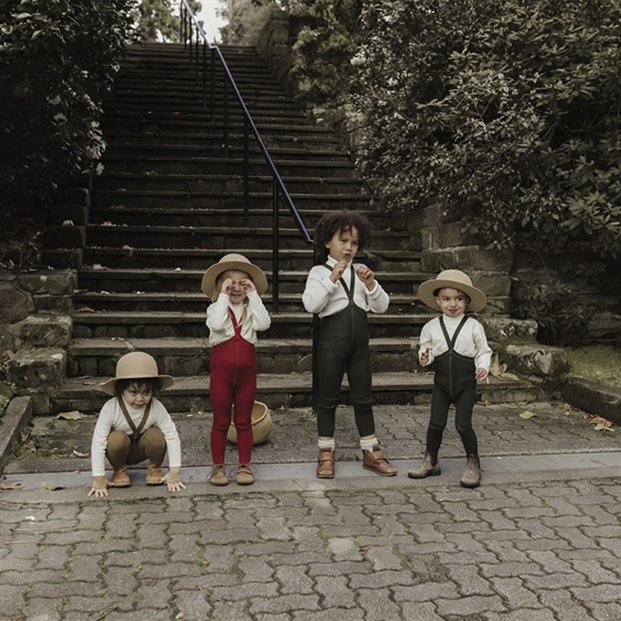 Skinny Fit Silly Silas Footed Tights Maple Leaf