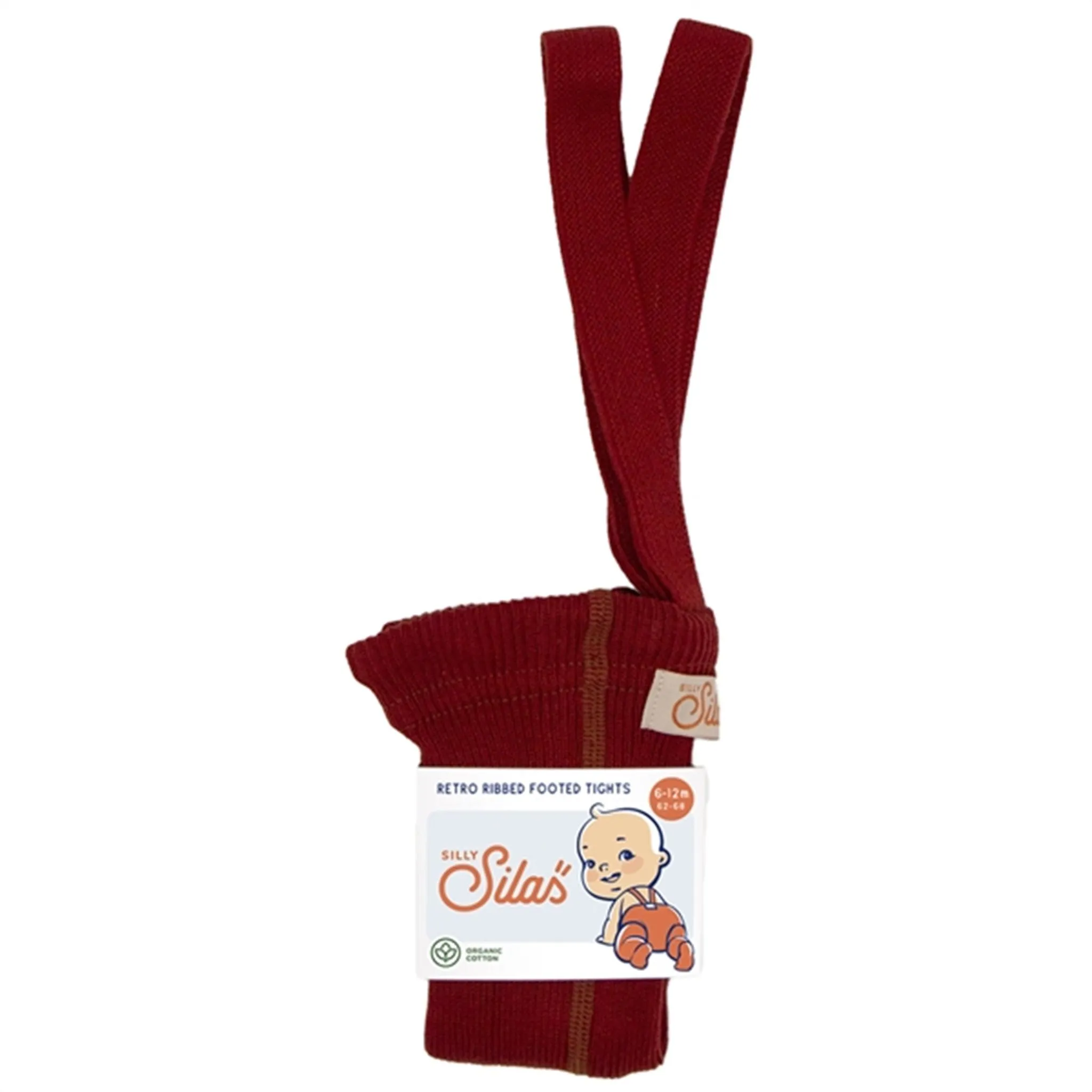 Silly Silas Footed Tights Maple Leaf Laced Body Stretch