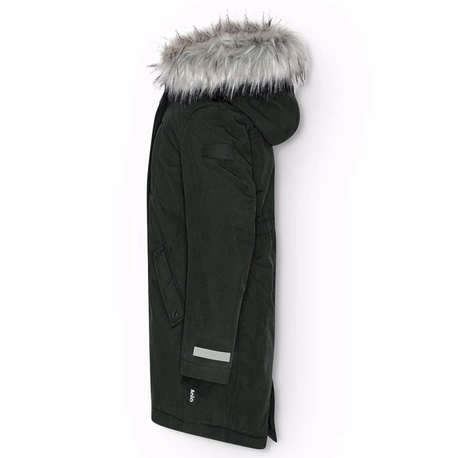 Molo Black Peace Jacket rainy Appreciate