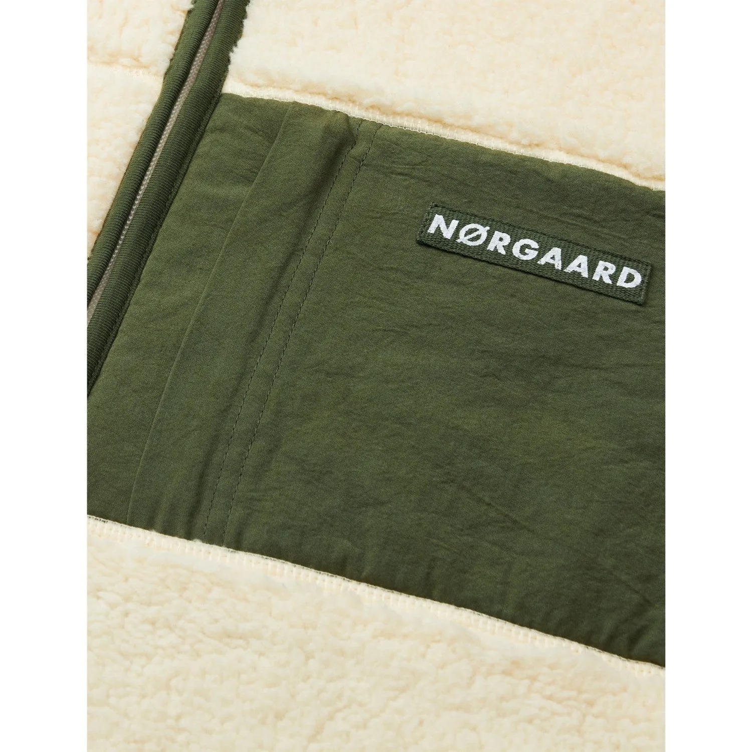 Short Getaway Mads N?rgaard Vanilla Custard Teddy Fleece Jeffo Jacket