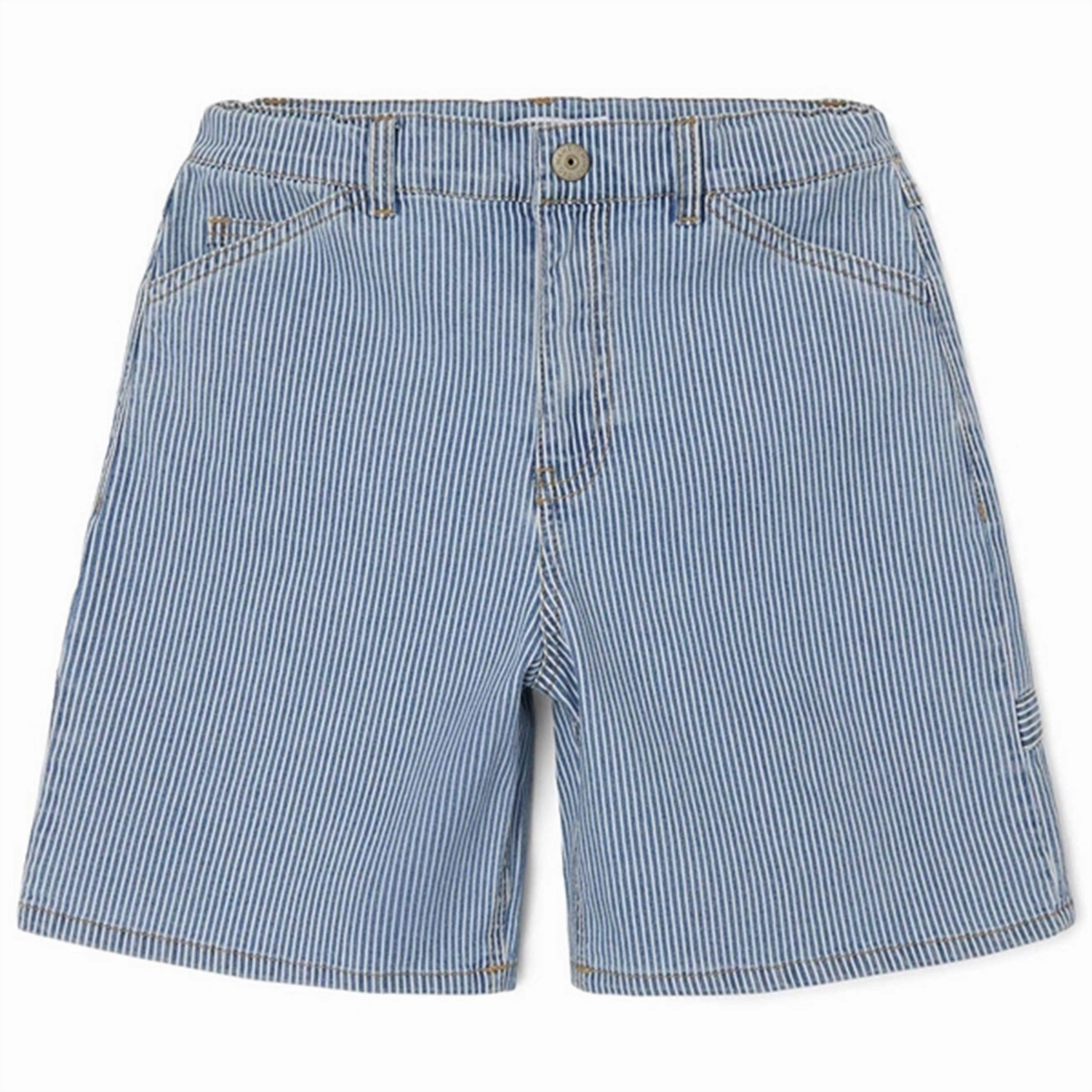 Name it Light Blue Denim Ben Baggy Denim Shorts Modern Look Travel Ready