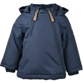Mikk-Line Blue Nights Nylon Jacket Solid Airtight Storage Compartment birthday