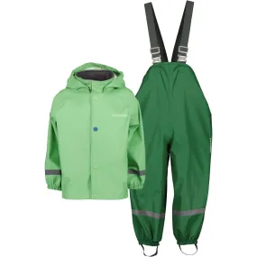 Didriksons Slaskeman Rain Set Green Pod Windproof Cuffs
