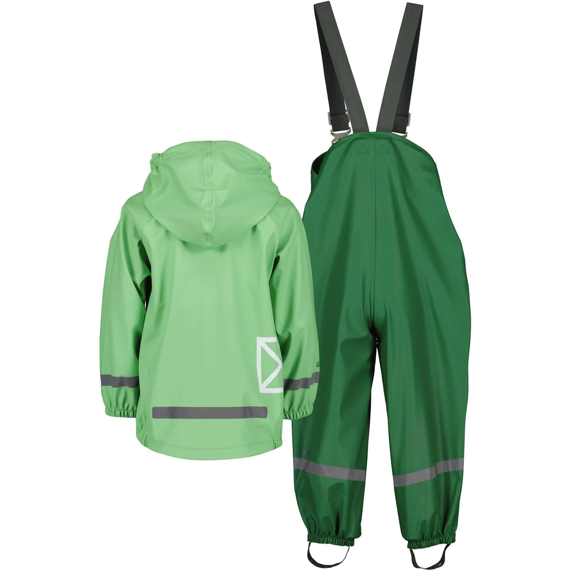 snap closure Utility Style Didriksons Slaskeman Rain Set Green Pod