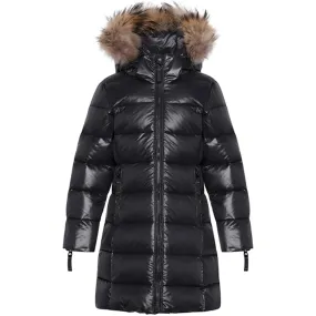 Ver de Terre Featherlight Girls Dunjakke m. Pels Black Pastel-Tone Playful graphic shirt